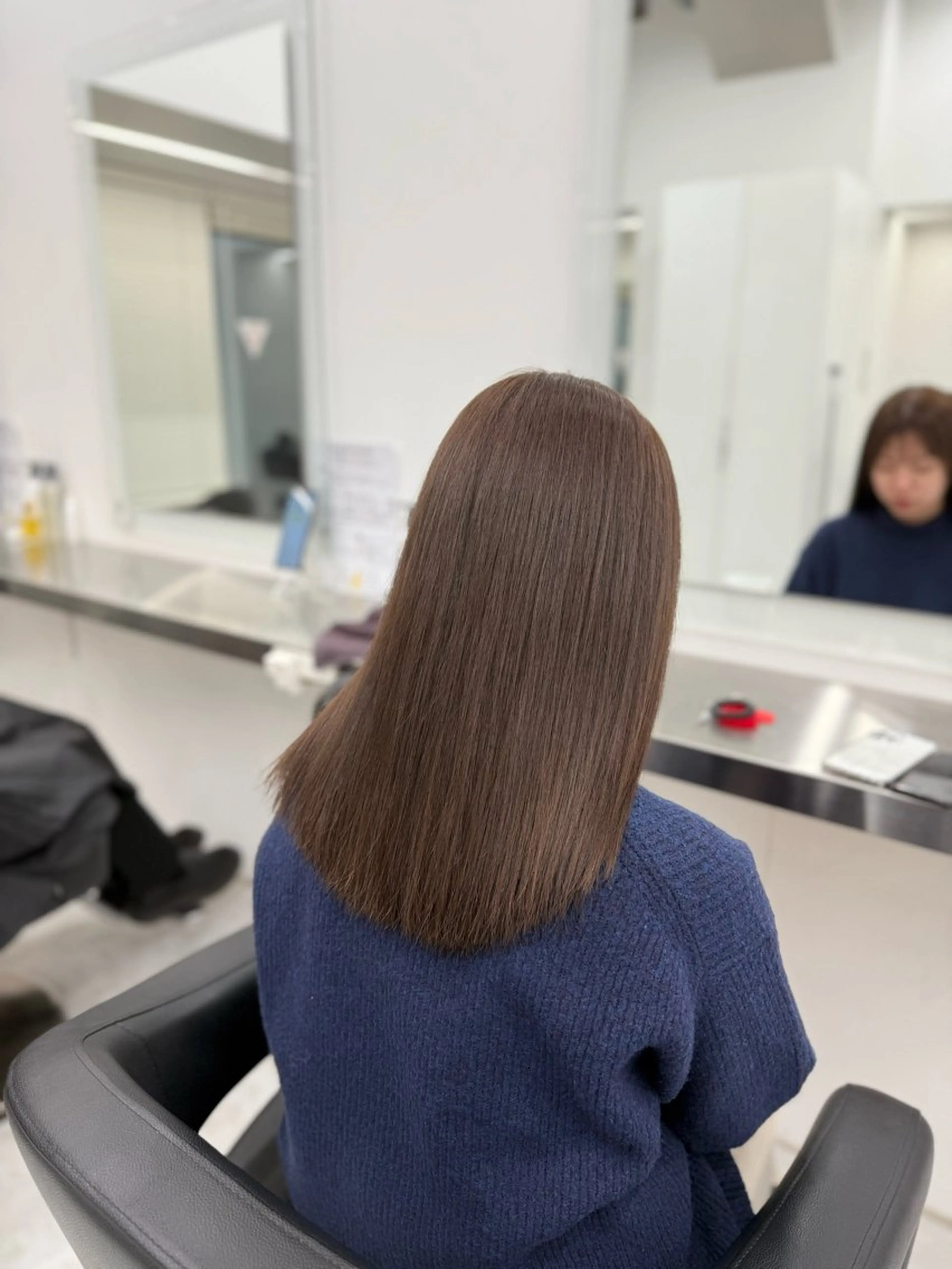 ロング カラー 中韓レイヤー/ ブラウン🤎はやとのヘアスタイル