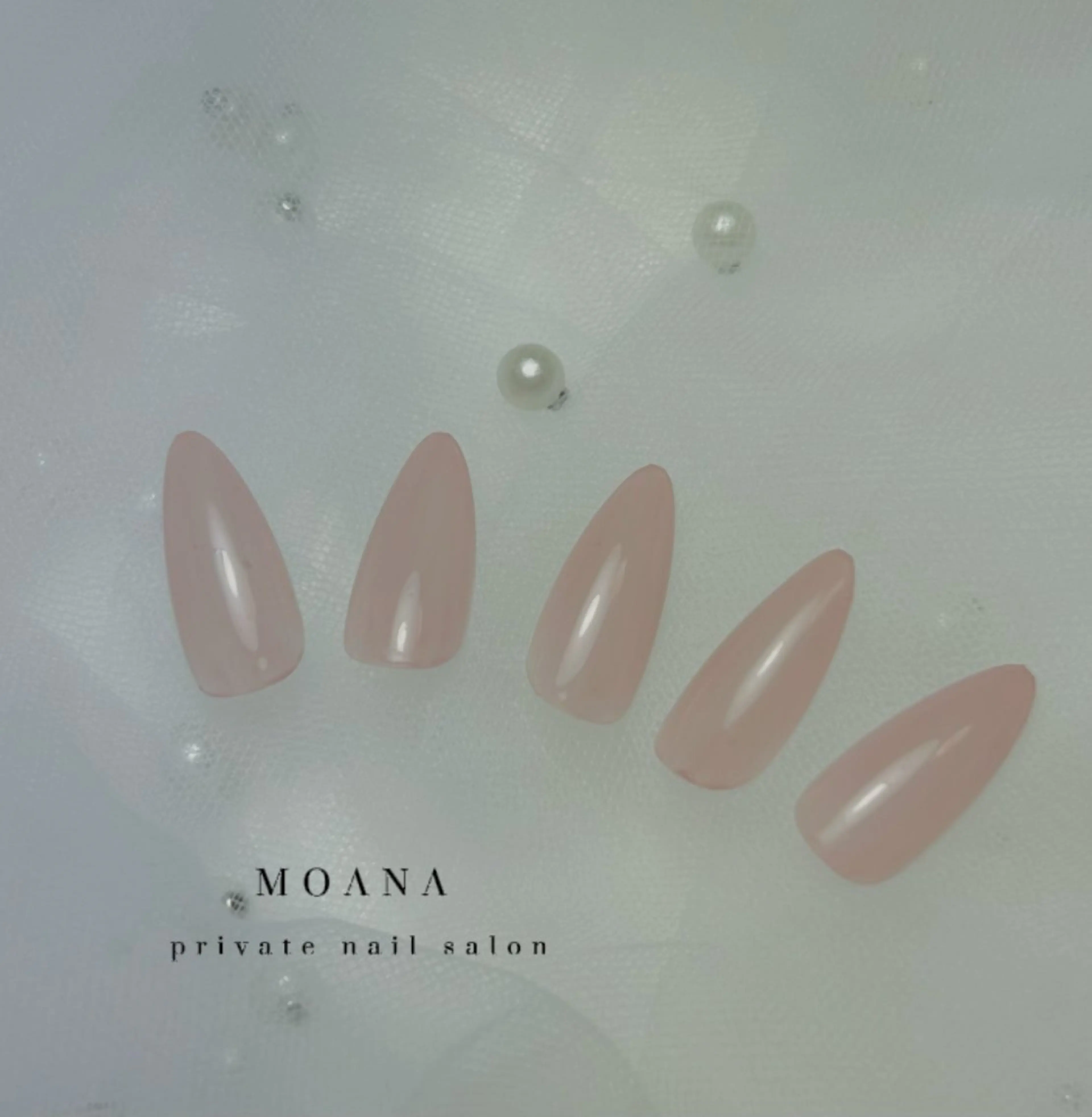 ネイル オフィスネイル ワンカラーネイル MOANA NAILのネイルデザイン