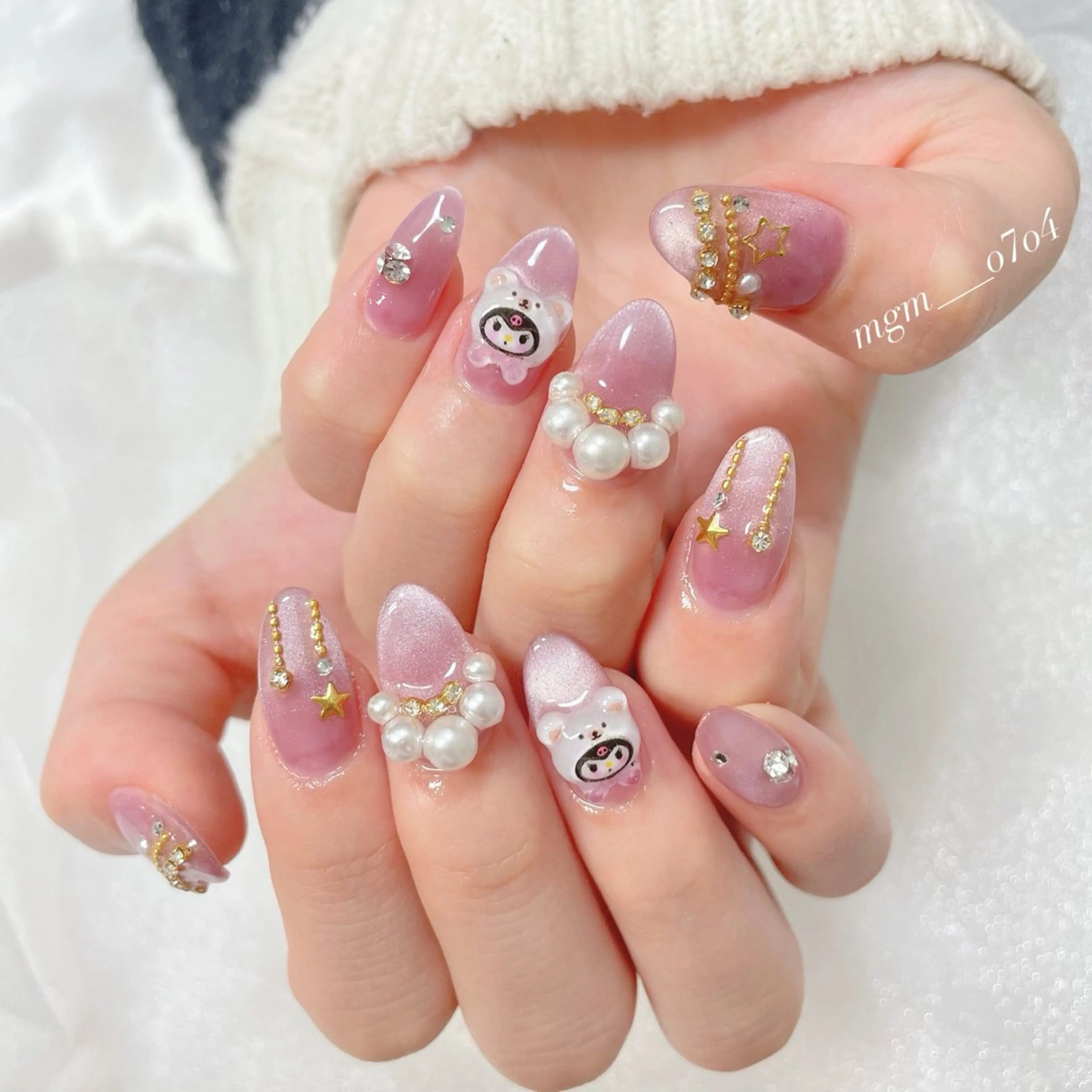 ネイル ハンドネイル ハンドケア MoON...❤︎ MeGuのネイルデザイン