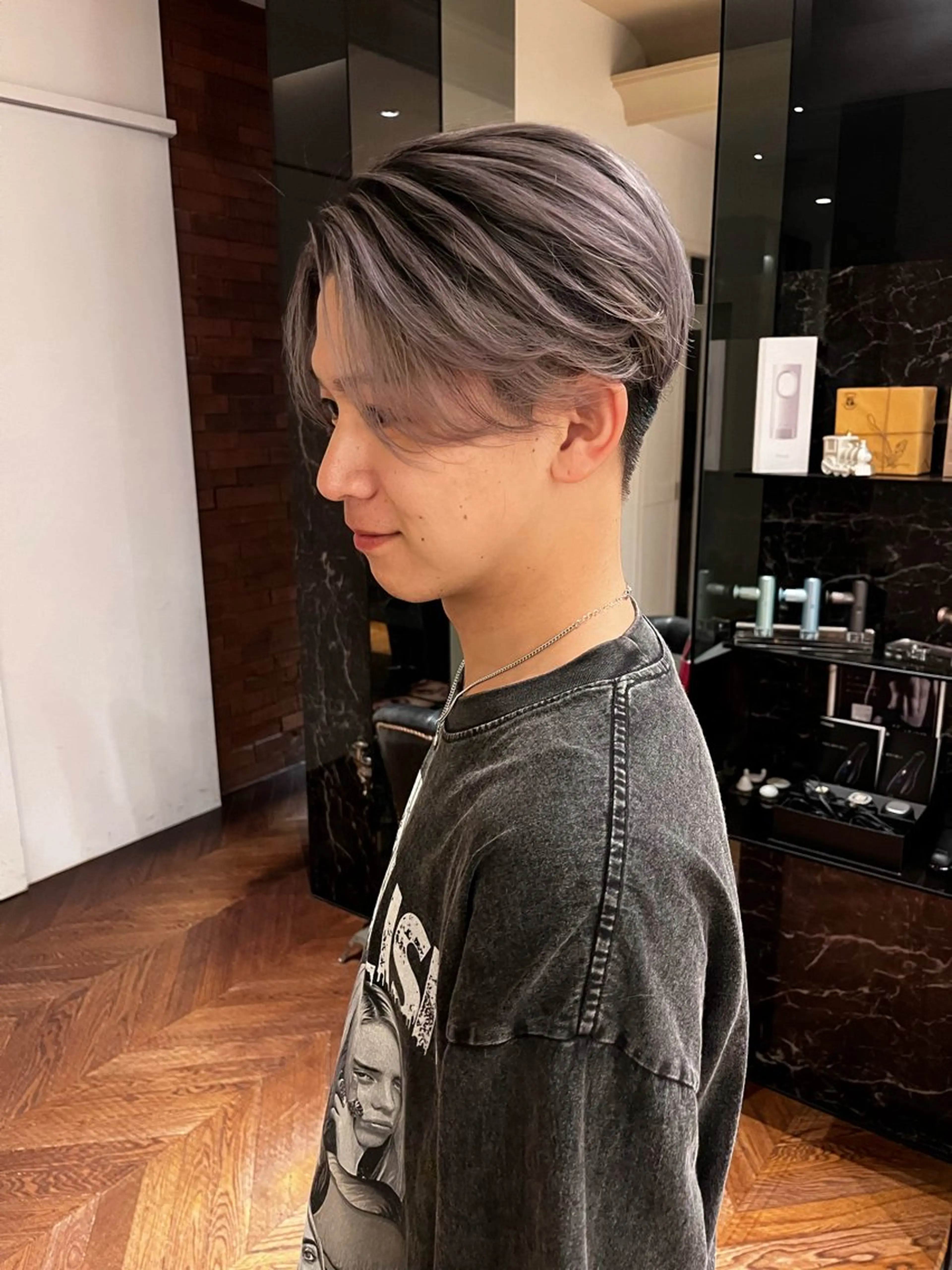 カラー メンズ カット ヘアカラー niko RINKAのヘアスタイル