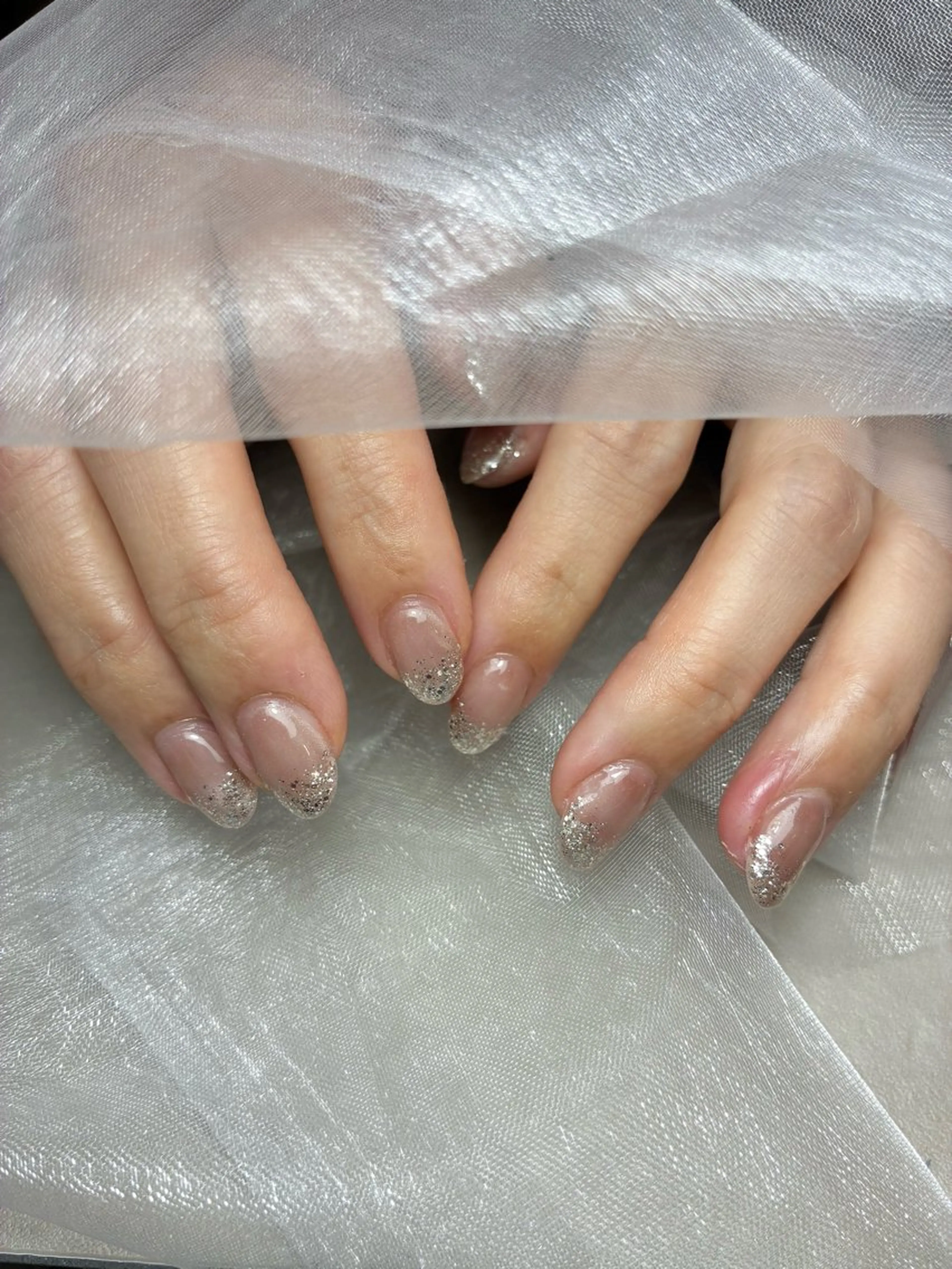 ネイル ラメ(グリッター) マグネットネイル addition スタッフReikoのネイルデザイン