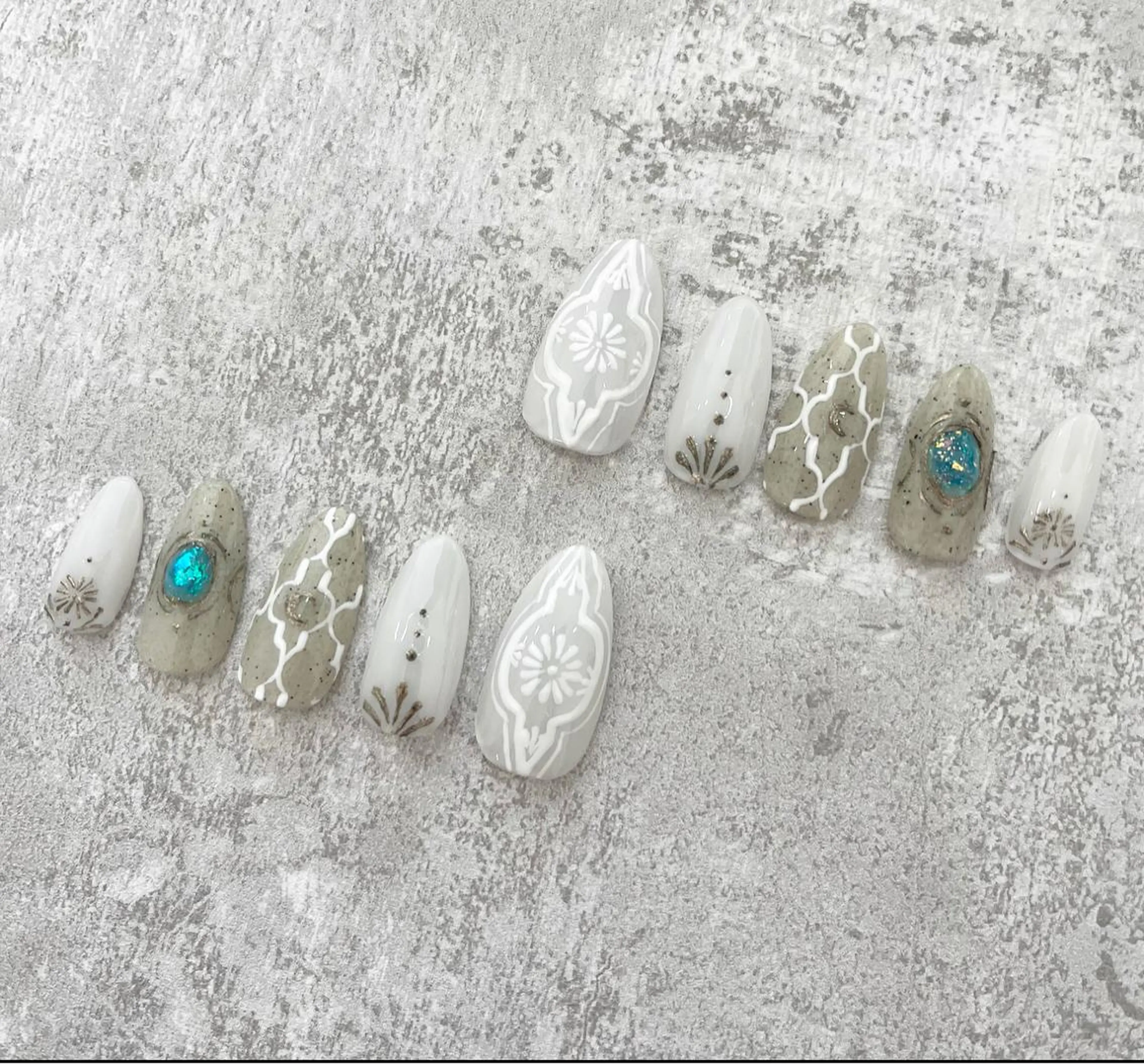 ネイル 夏ネイル #Amin nail salonのネイルデザイン
