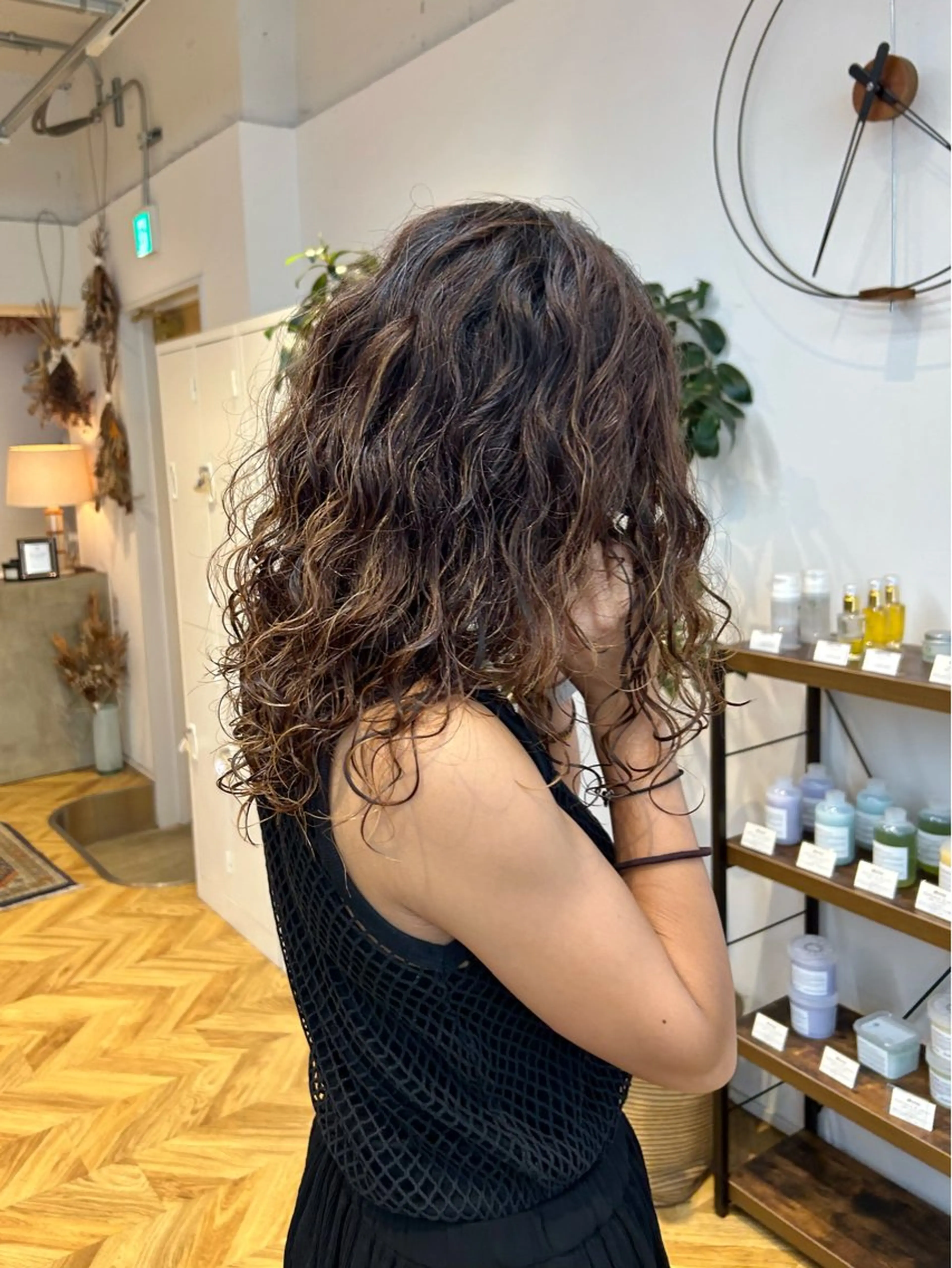 パーマ 瓦井 慧のヘアスタイル