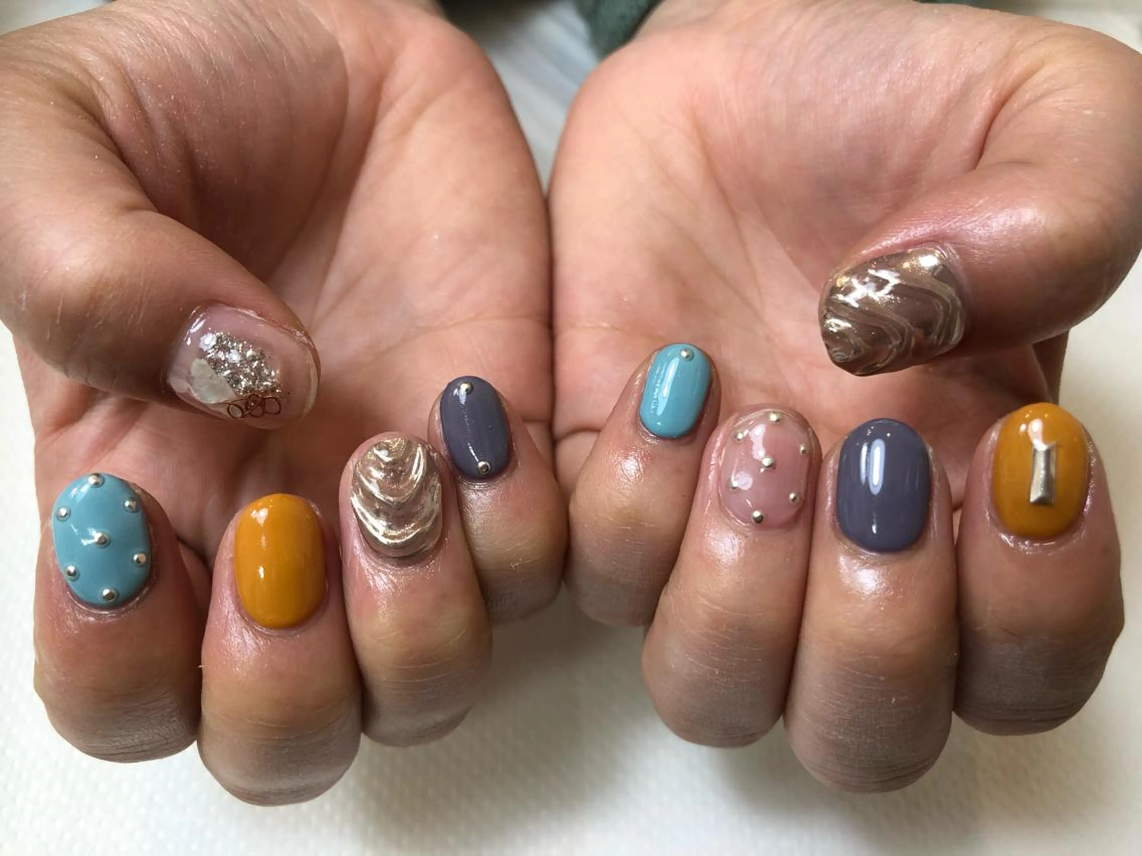 ネイル ハンドネイル umber 三茶1分のネイルデザイン