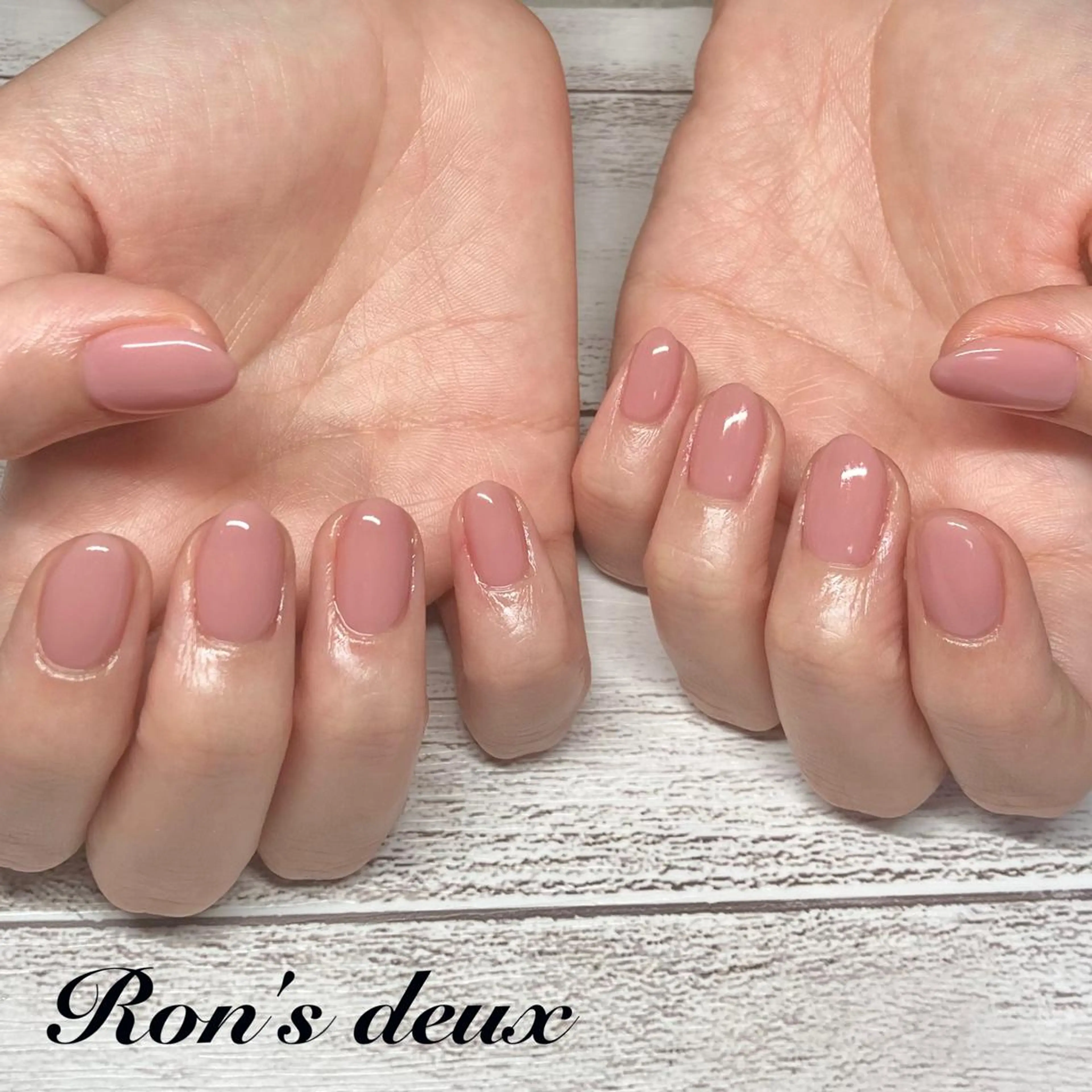 ネイル ワンカラーネイル Ron's nail 仙田のネイルデザイン