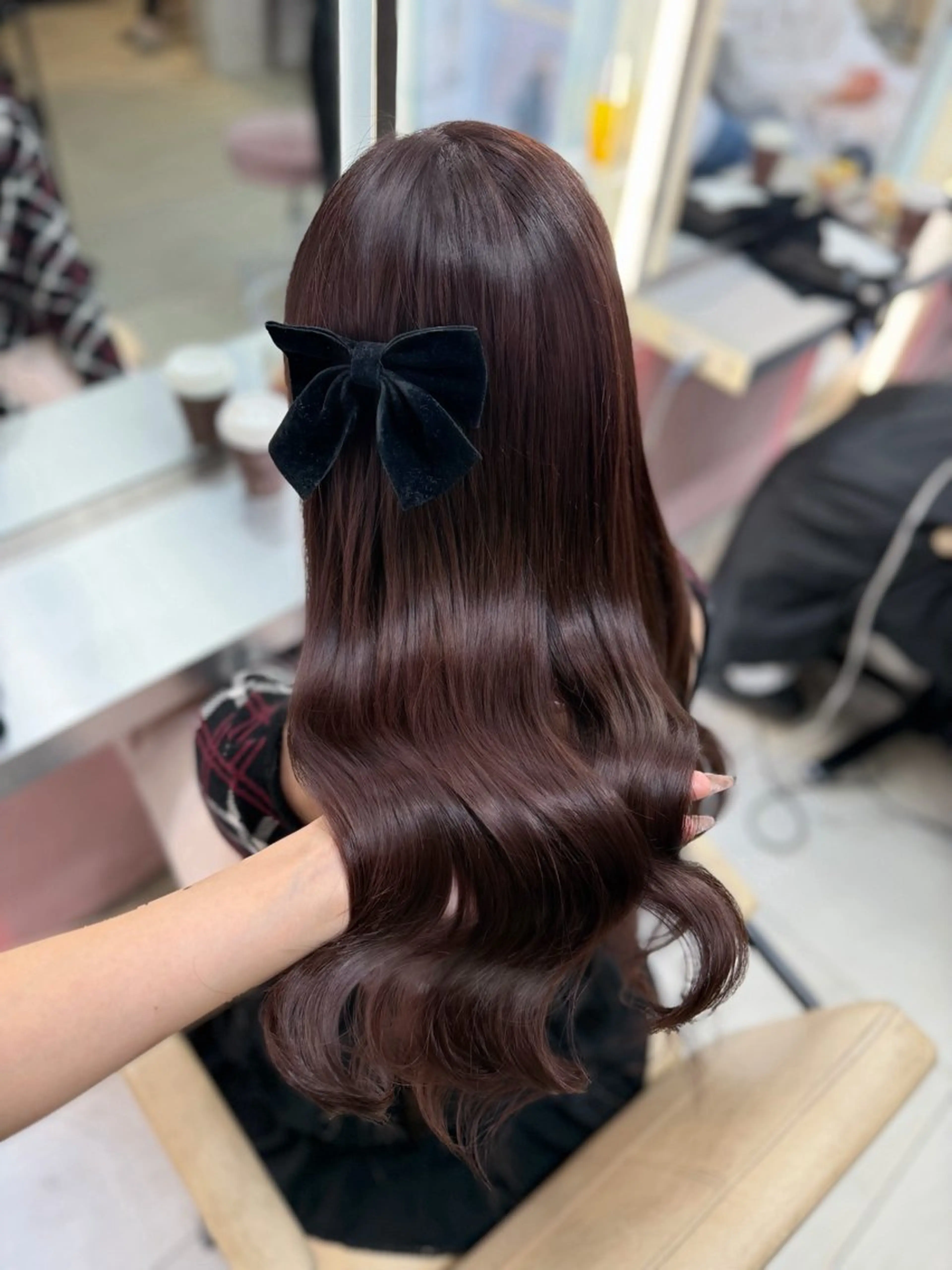 【♡🌸期間限定🌸♡】✨️🎀 ケアカラー+高保湿3stepトリートメント 🎀✨️ ロング料金なし💎の写真