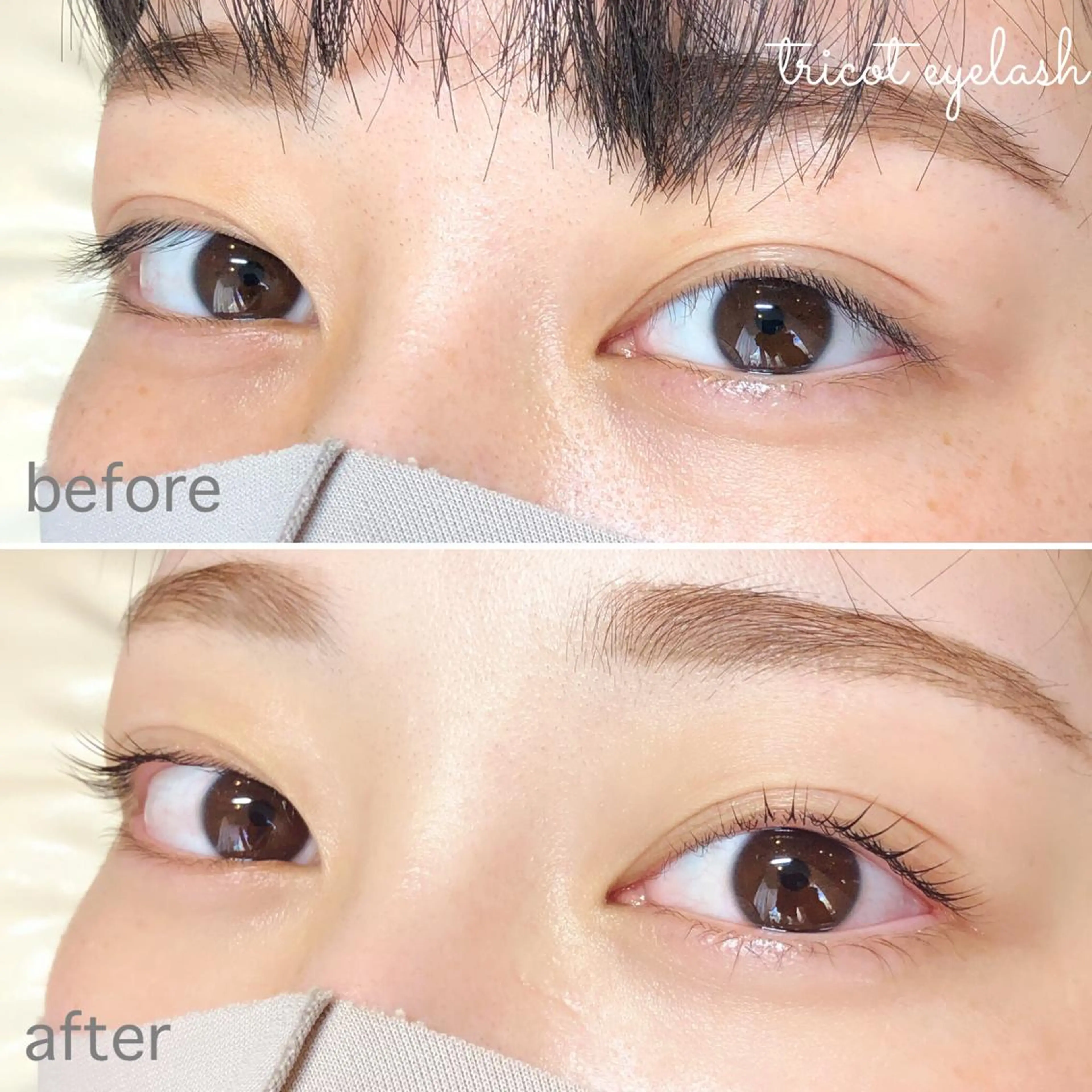 マツエク・マツパ パリジェンヌラッシュリフト tricot 藤元のマツエク・マツパデザイン