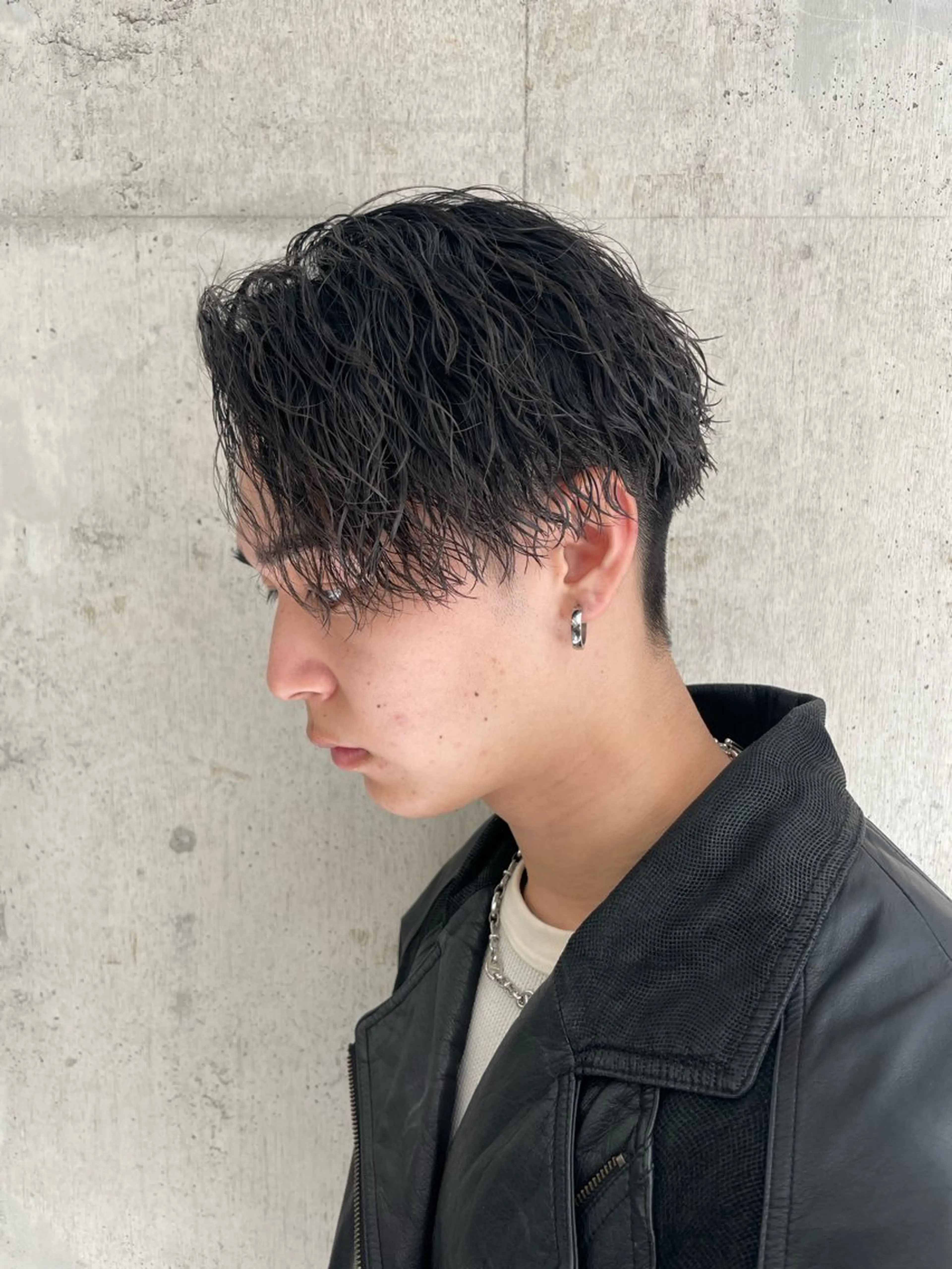 ショート カラー パーマ ヘアアレンジ メンズ カット パーマ トリートメント 亀井隆汰/メンズ専門 パーマ特化美容師のヘアスタイル