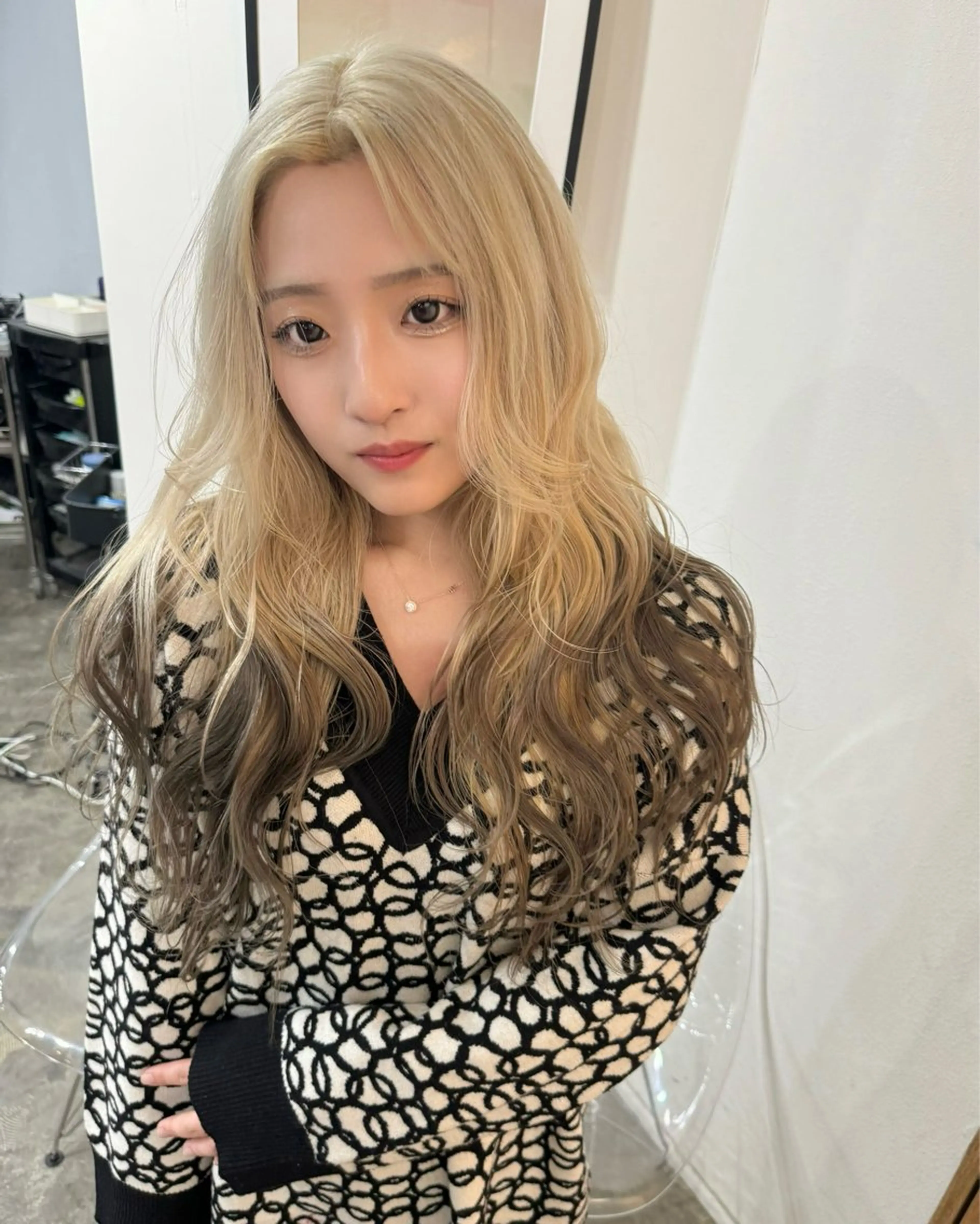 ロング カラー エクステモデル募集 💗大阪梅田/川上のヘアスタイル