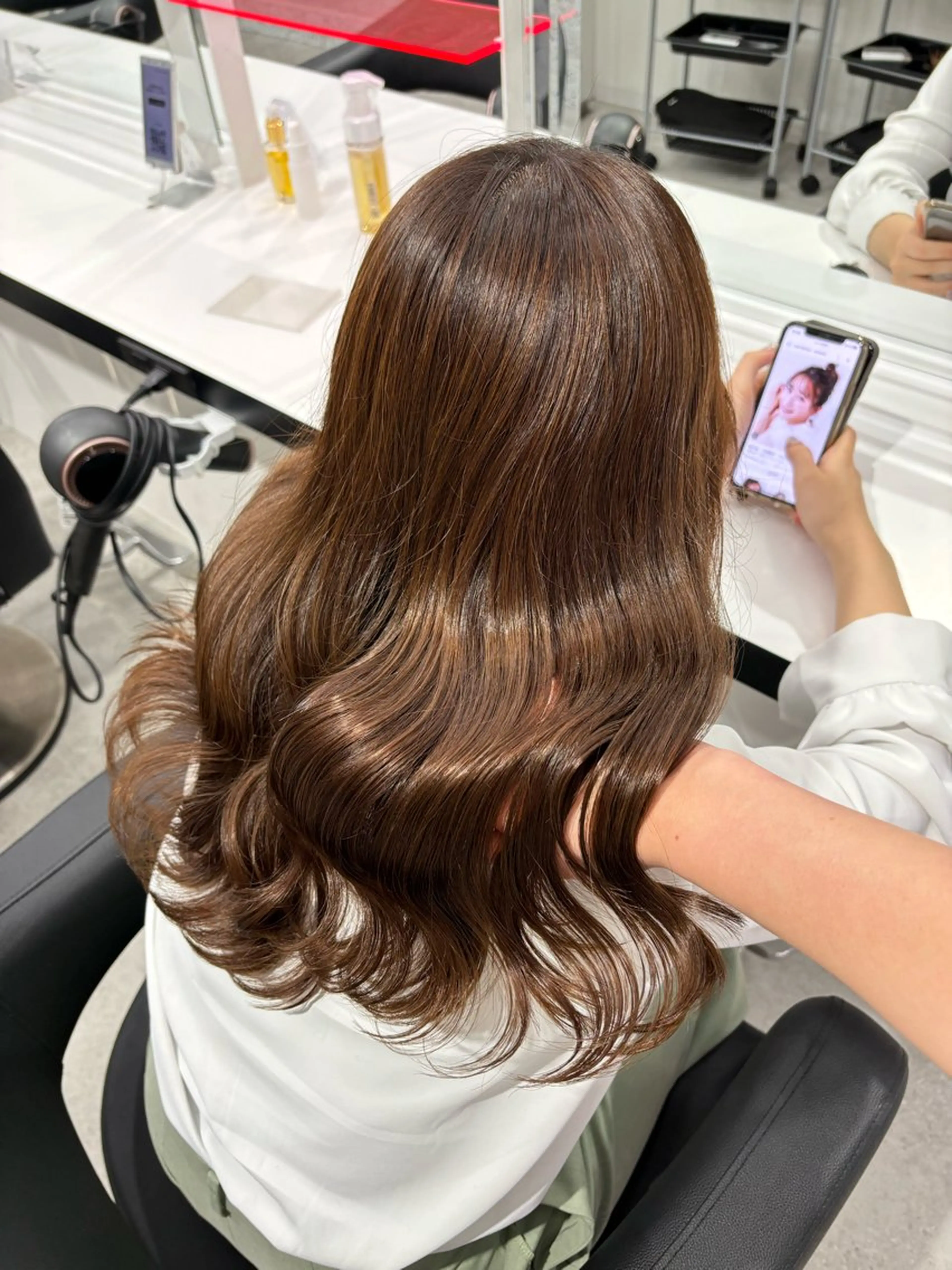 ロング カラー ヘアカラー トリートメント 中韓レイヤー/ ブラウン🤎はやとのヘアスタイル