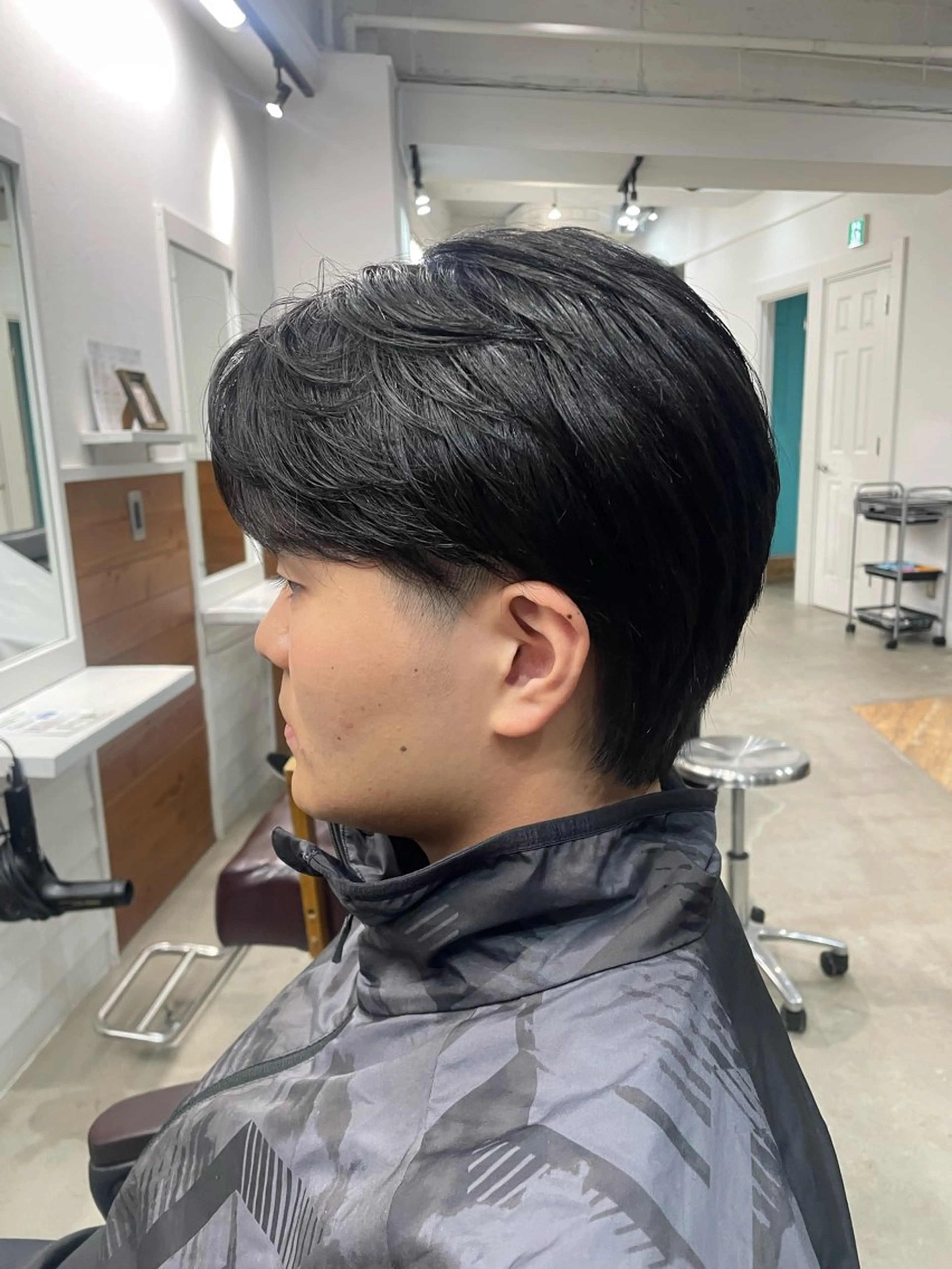 ミディアム カラー パーマ メンズ 韓国ヘア/wカラー レイヤー/RIN🎀のヘアスタイル