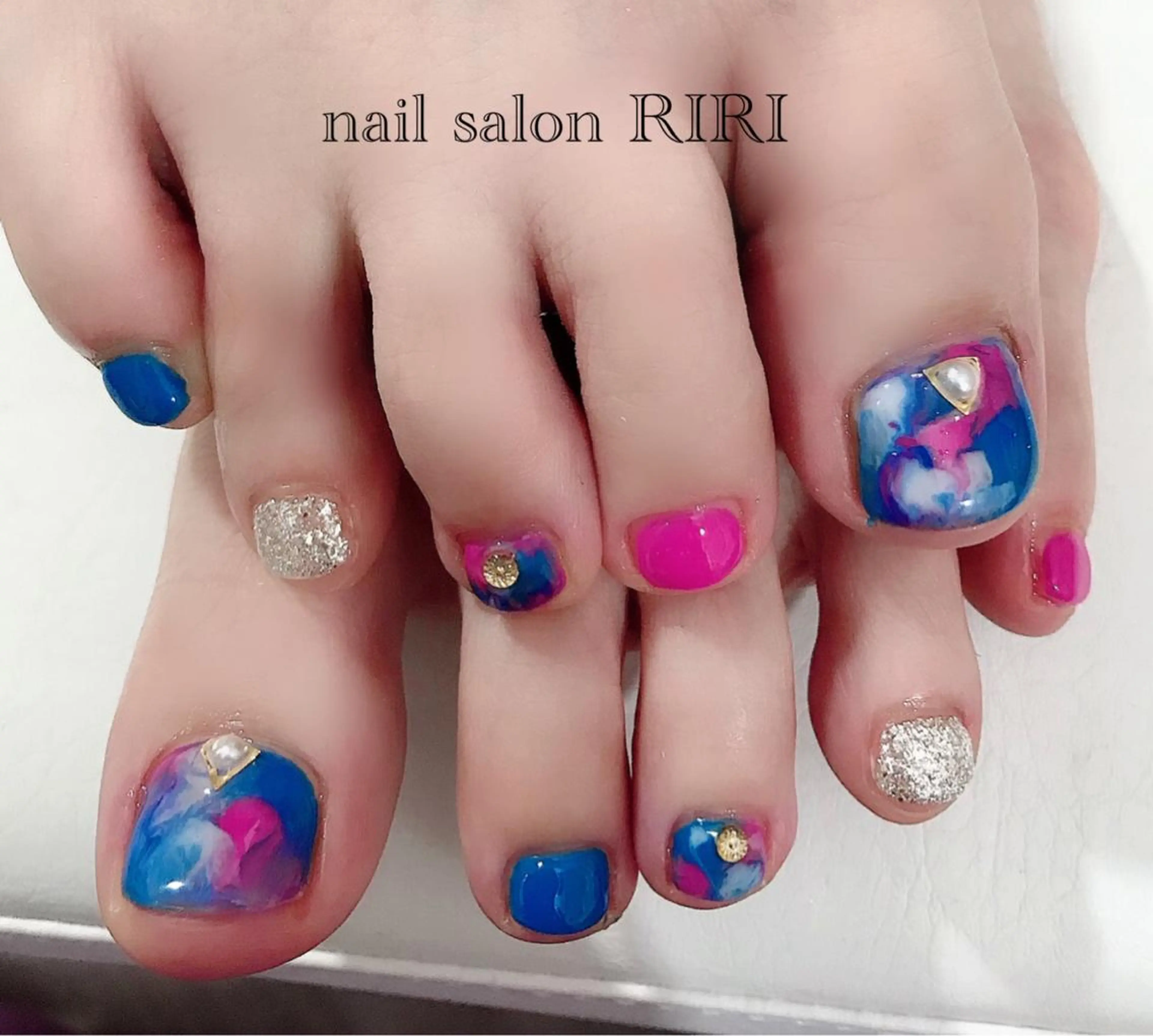 ネイル 大理石ネイル(マーブル) private  nail  salon RIRI所属・RIRI リリのネイルデザイン