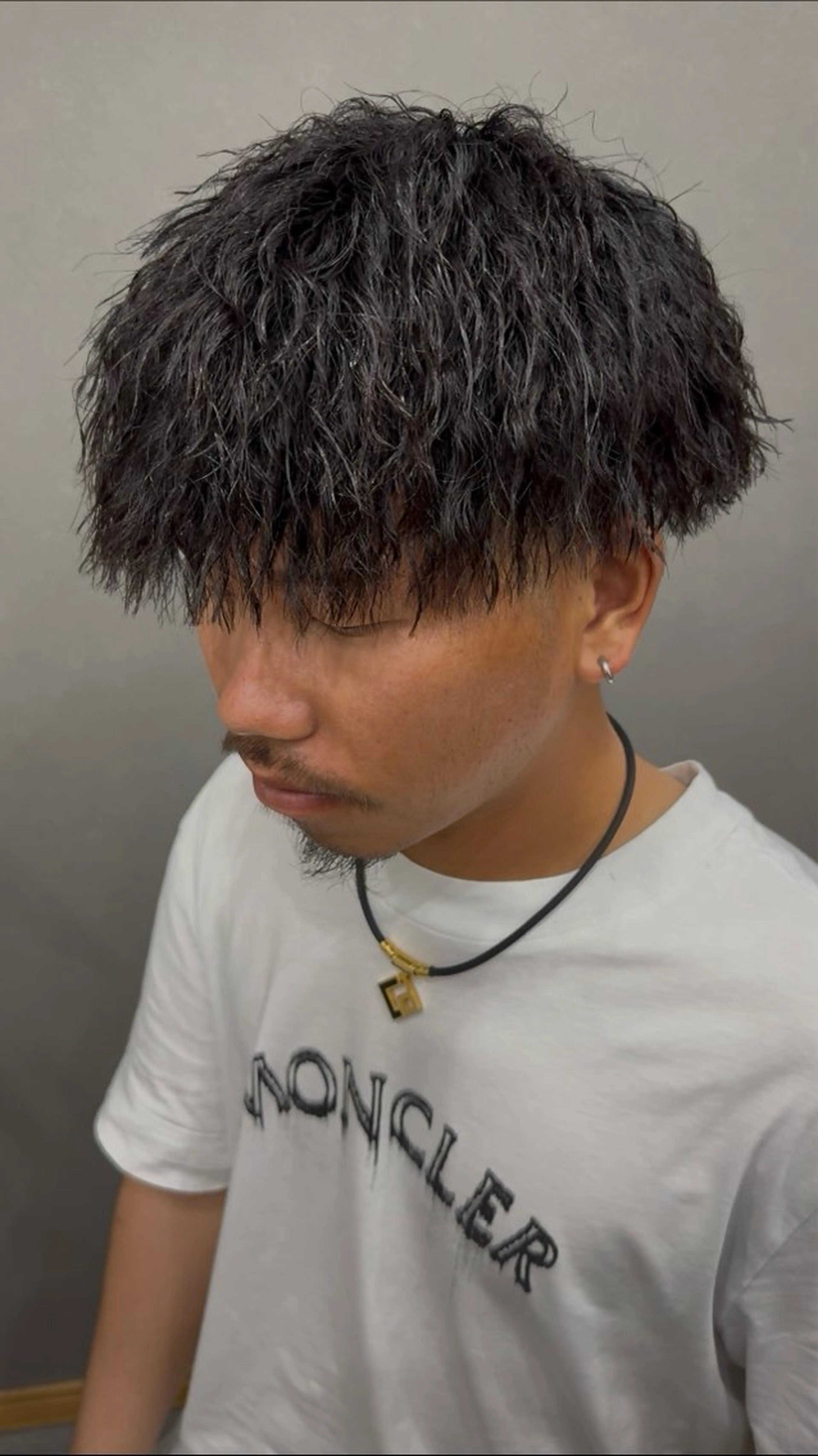 パーマ メンズ カット パーマ &tigre 佐藤秀太のヘアスタイル