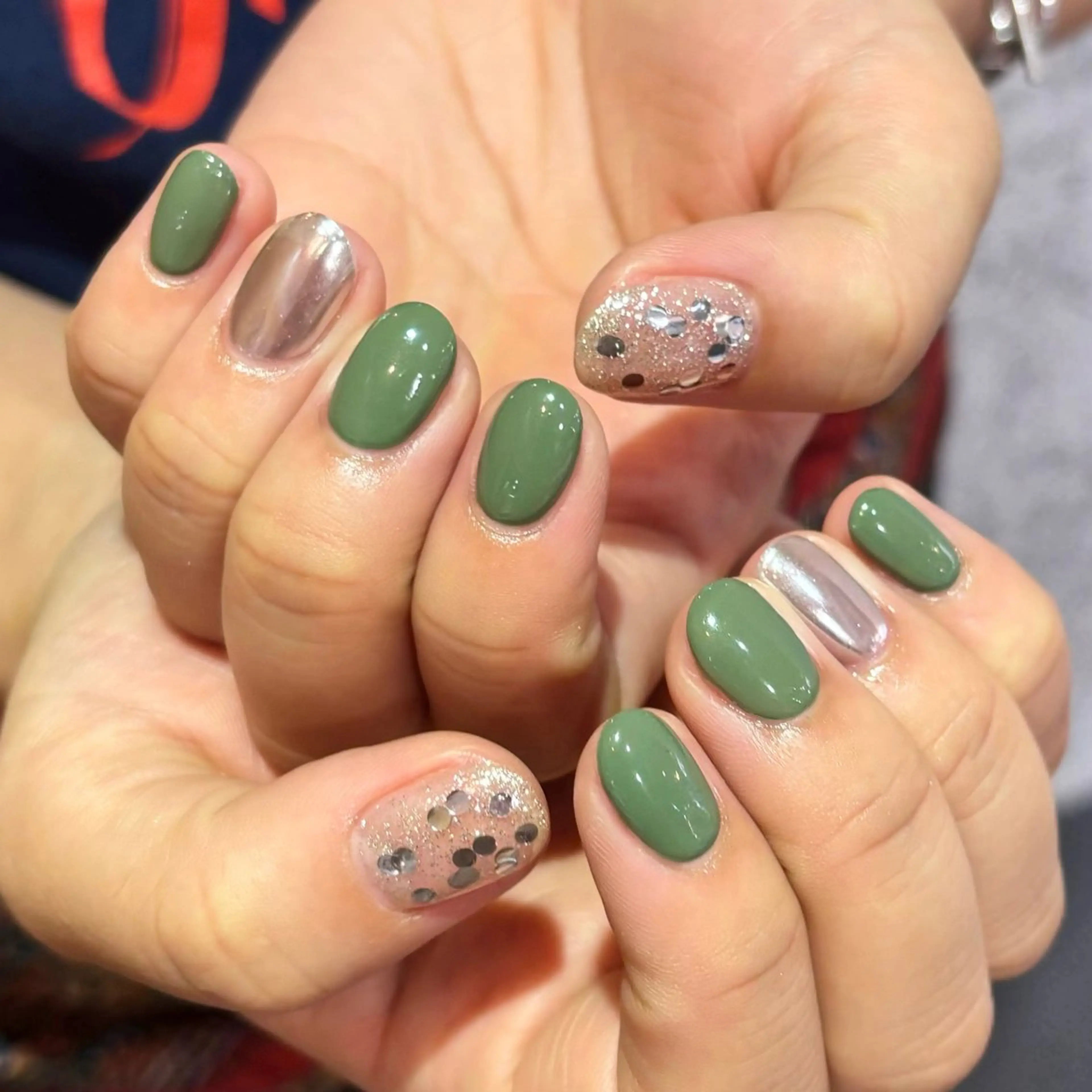 ネイル ワンカラーネイル ハンドネイル nakae🐈‍⬛ ／A&A蕨のネイルデザイン