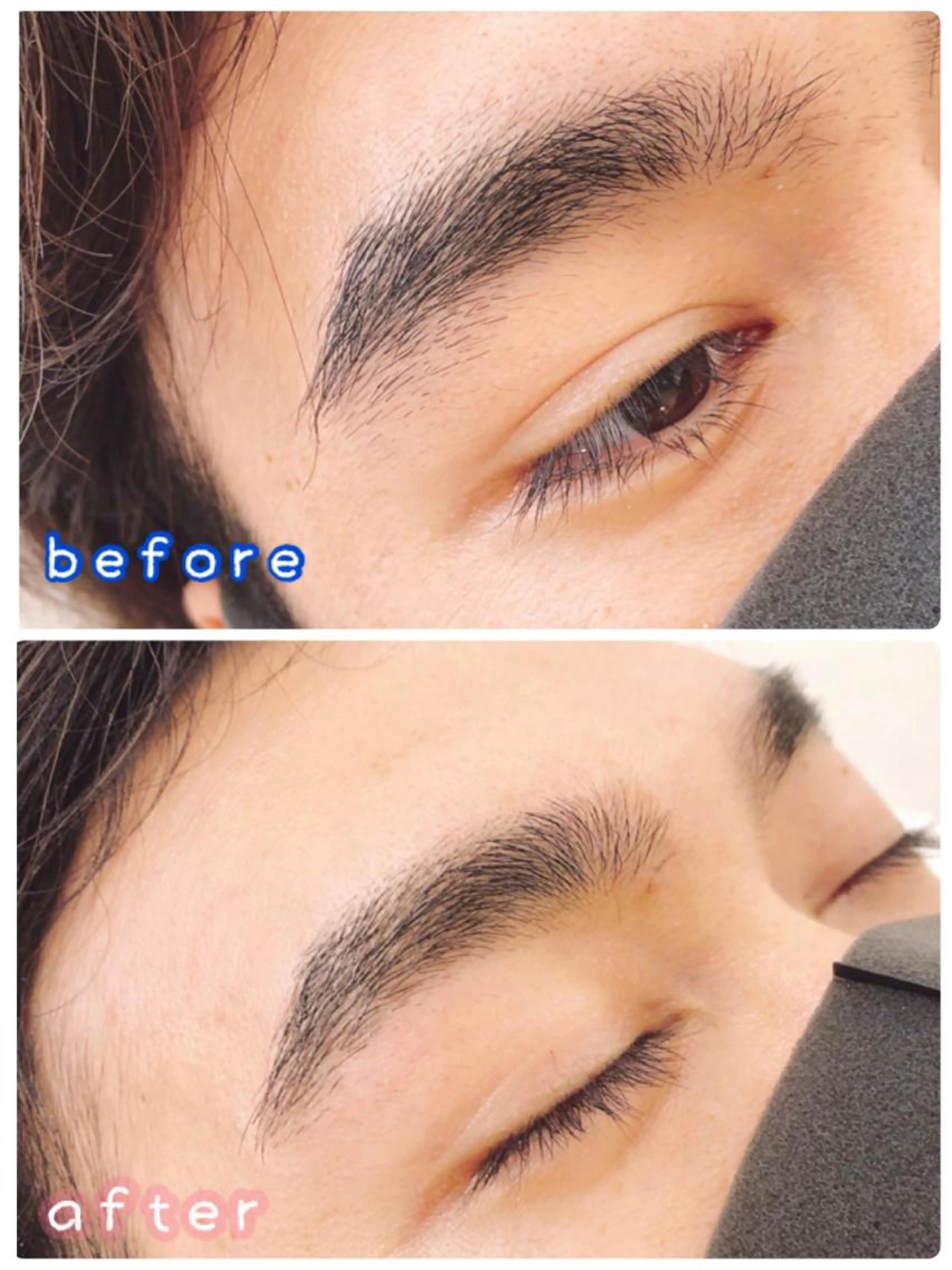 似合わせ美眉デザインWAX脱毛(WAX+毛抜き+カット+シェイバー)の写真