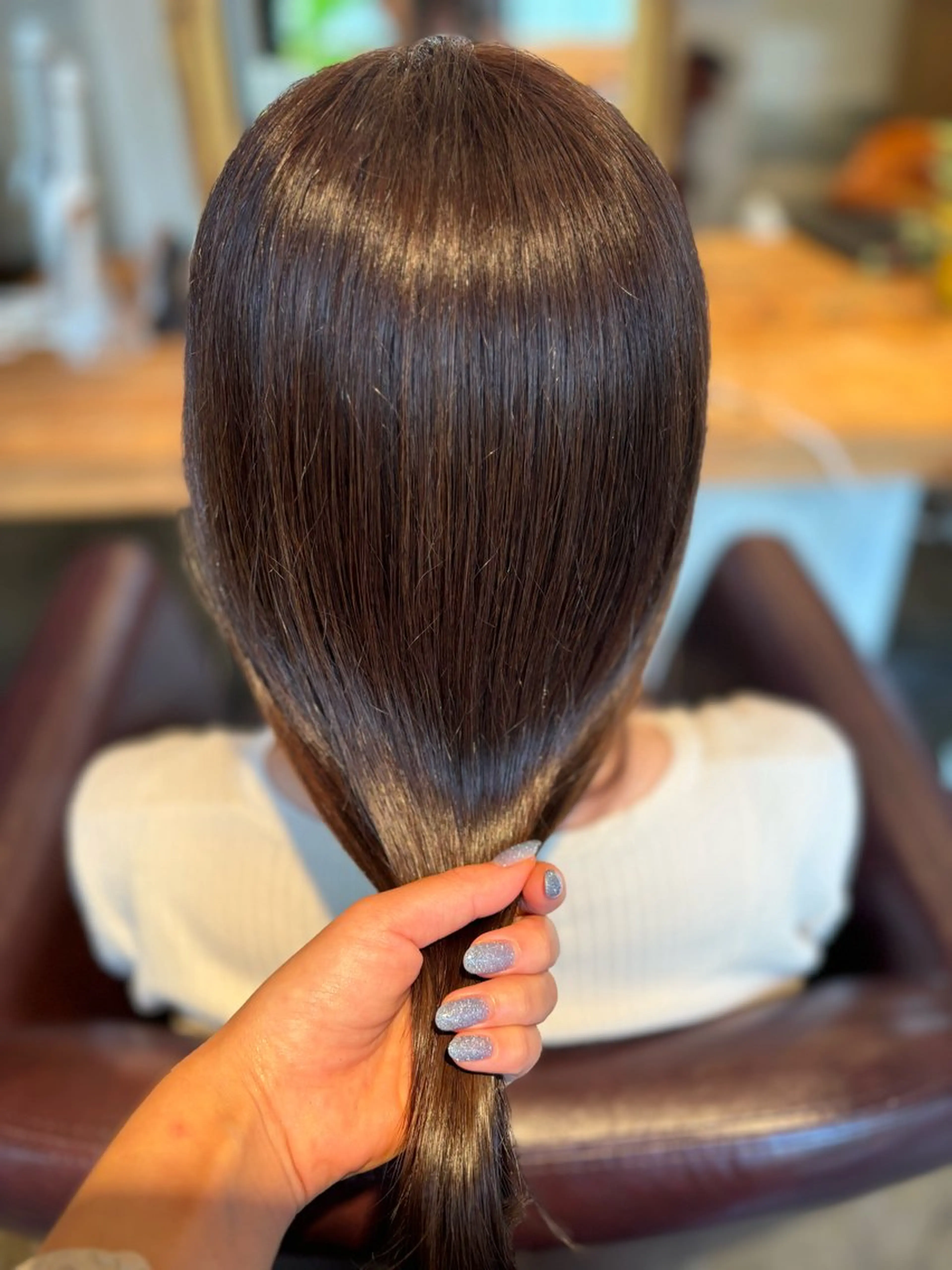 ロング カラー ベージュカラー 髪質改善カラー ブラウン🤎YUMEのヘアスタイル