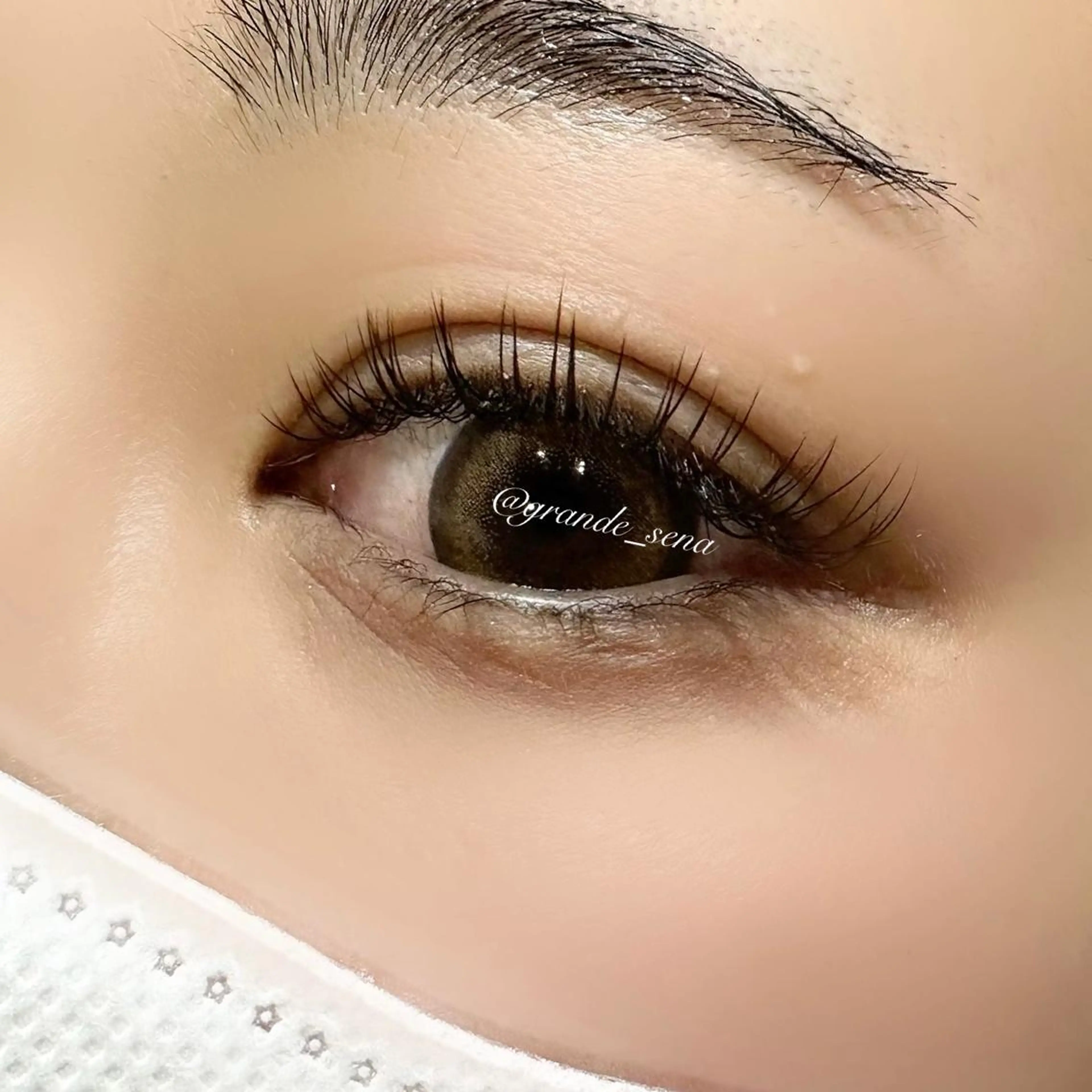 マツエク・マツパ NOA名駅束感まつげ ×眉毛SENA‪🎀のマツエク・マツパデザイン