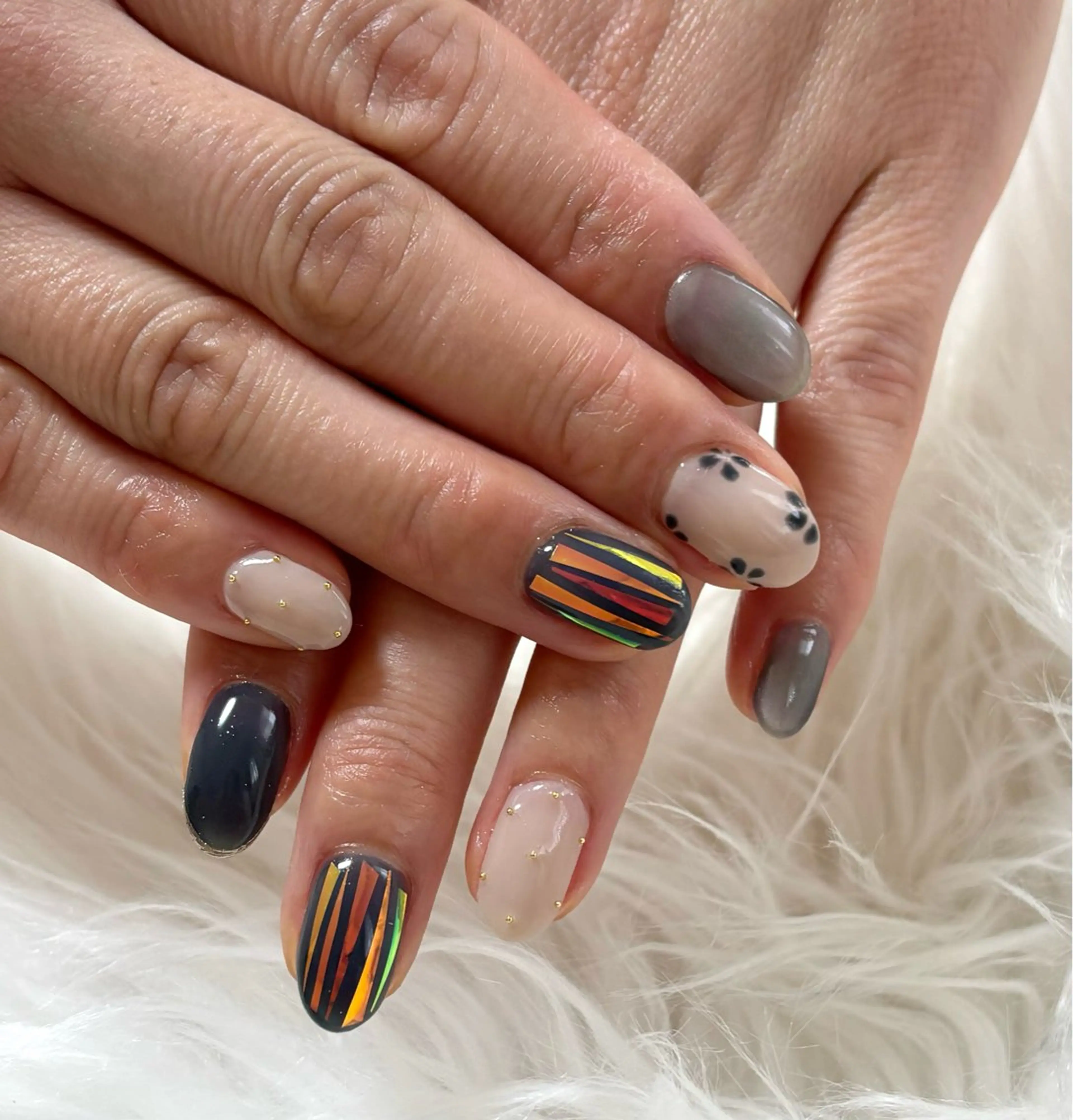 ネイル ハンドネイル nail salon HIRUKANAのネイルデザイン