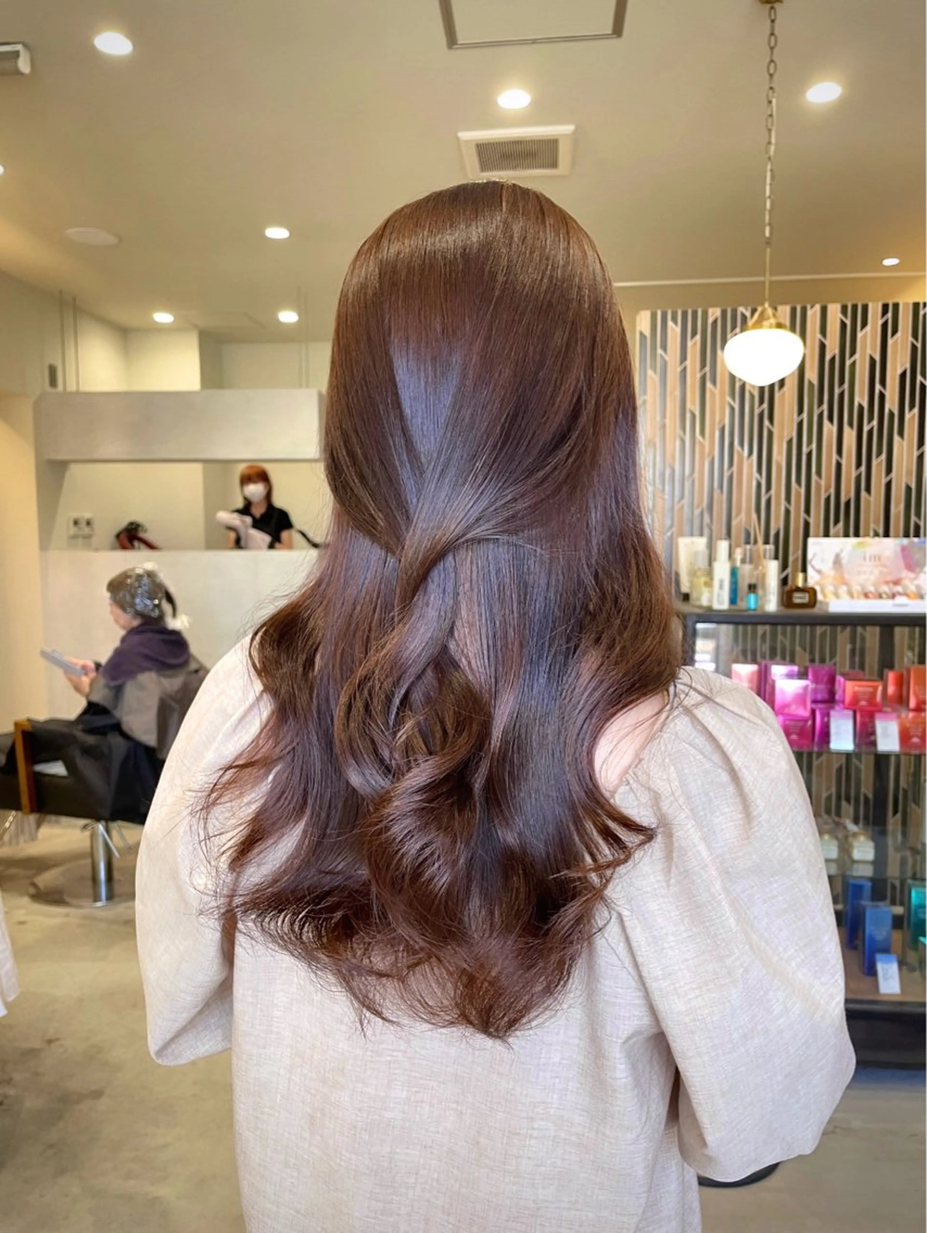 ロング カラー ヘアカラー トリートメント tim所属・tim hinaのヘアスタイル