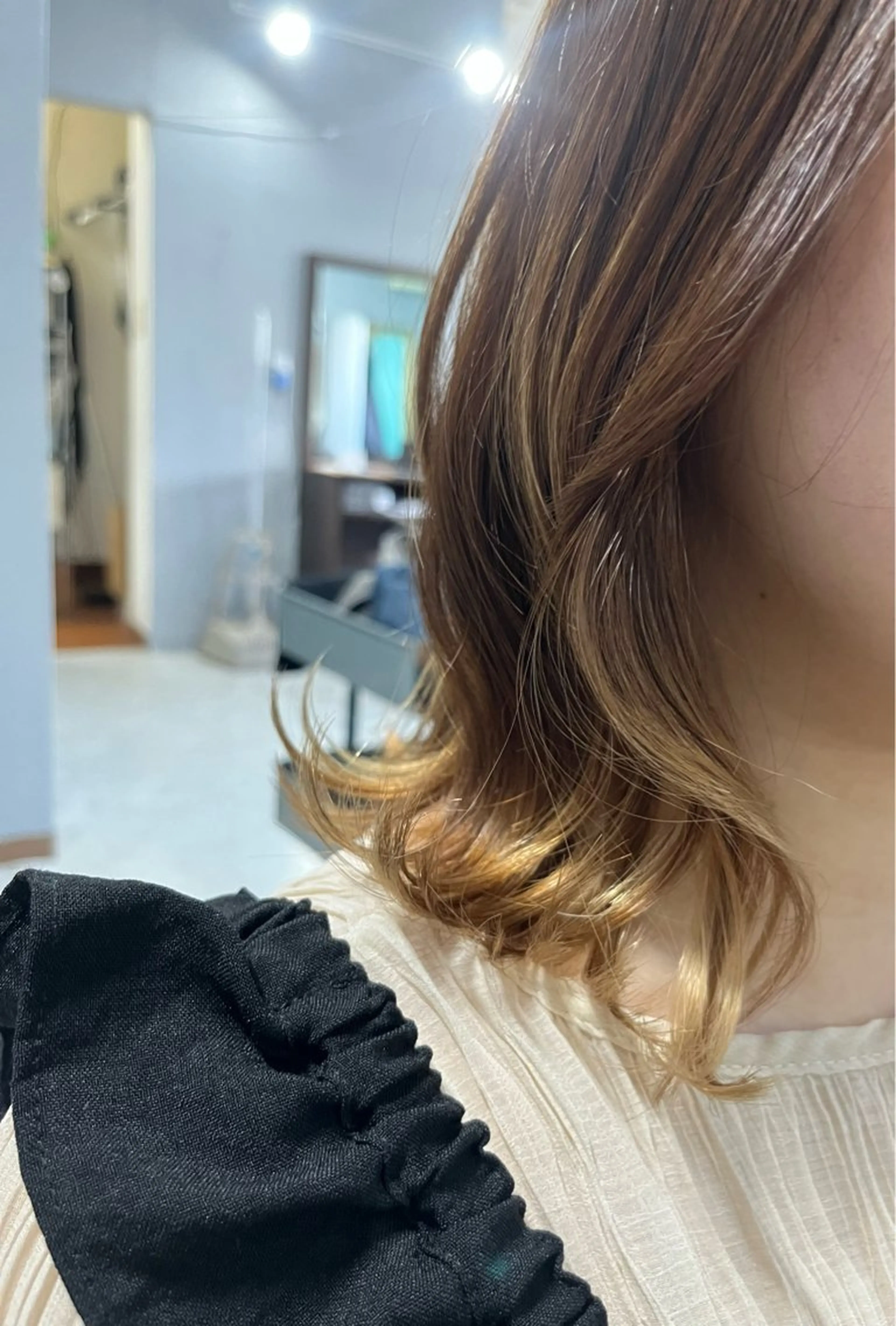 ミディアム カラー イヤリングカラー トリートメント 🌺ASIA🌺 福留のヘアスタイル