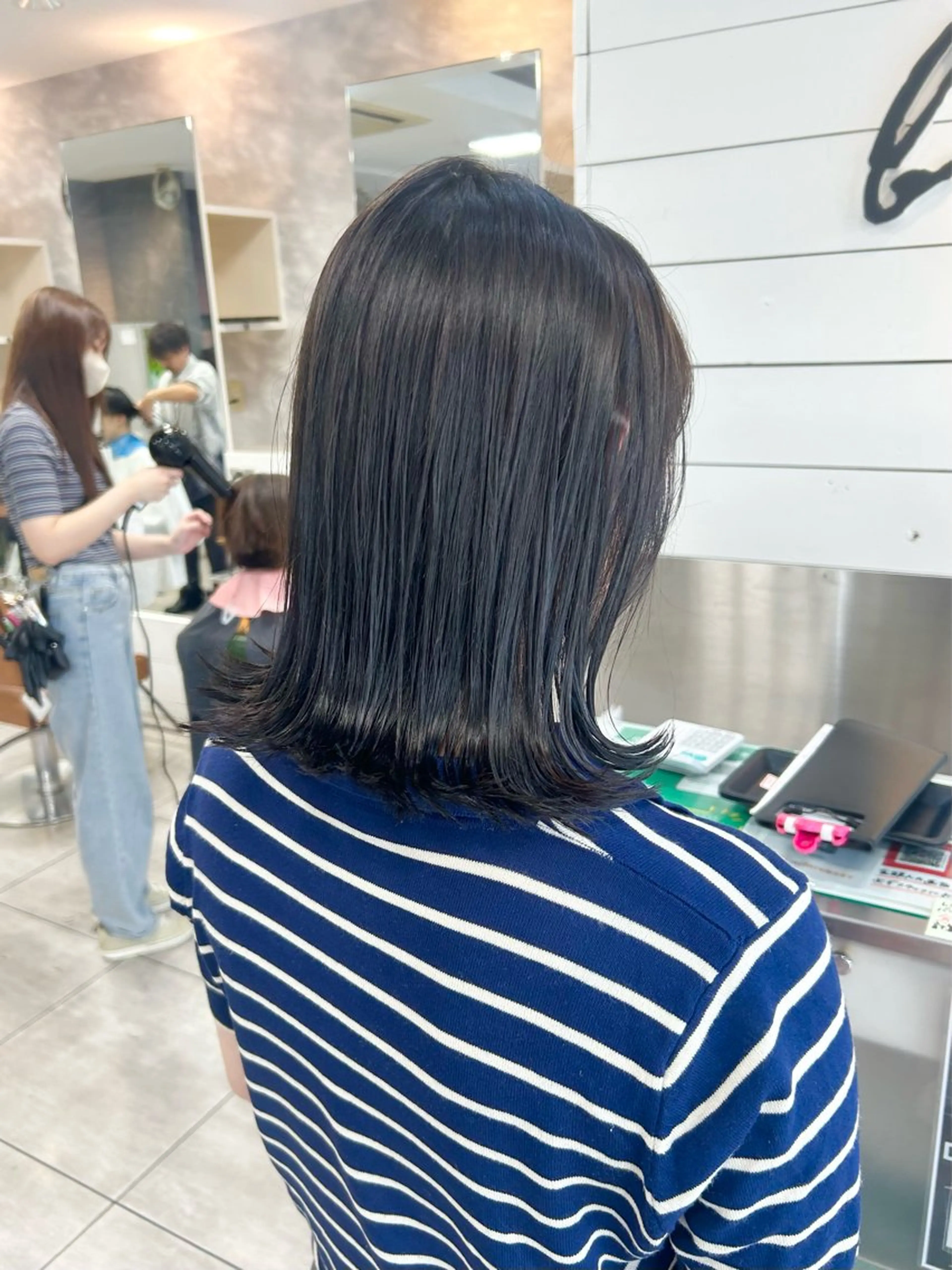 ミディアム ヘアカラー 🫧艶髪カラー🫧 森本くるみのヘアスタイル