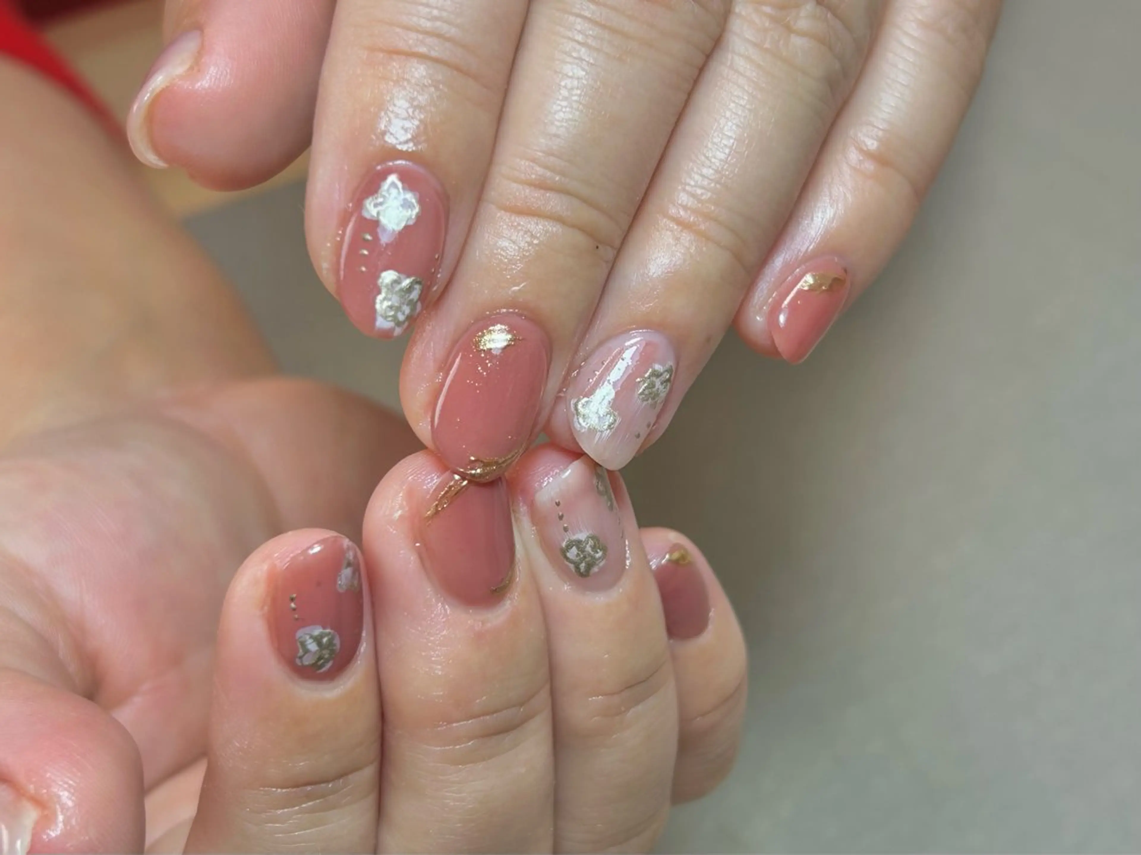 ネイル ニュアンスネイル ハンドネイル amo_nail 岡山市南区自宅ネイルのネイルデザイン