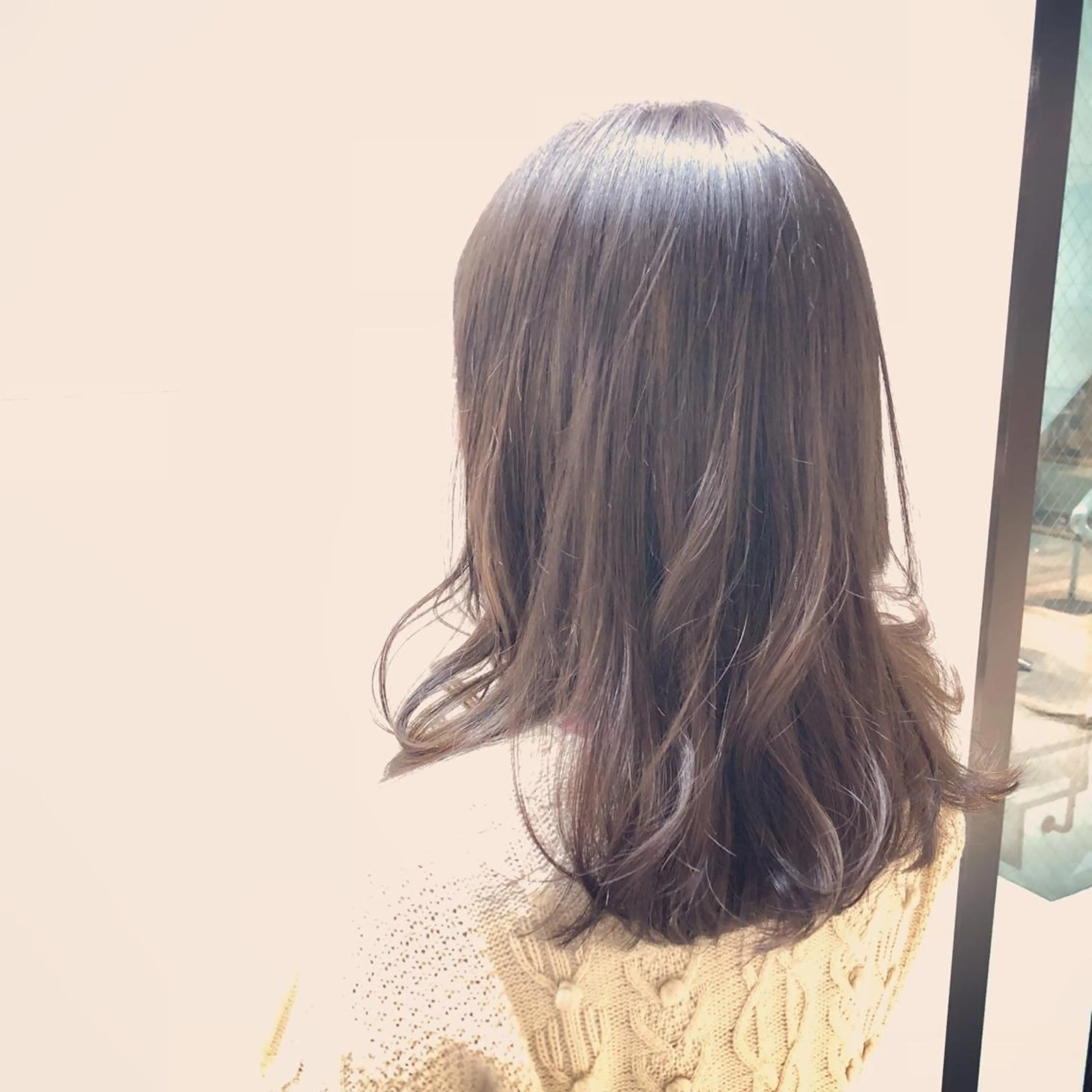 セミロング カラー カット ヘアカラー トリートメント 髪質改善🌈縮毛矯正 荻原　達矢のヘアスタイル