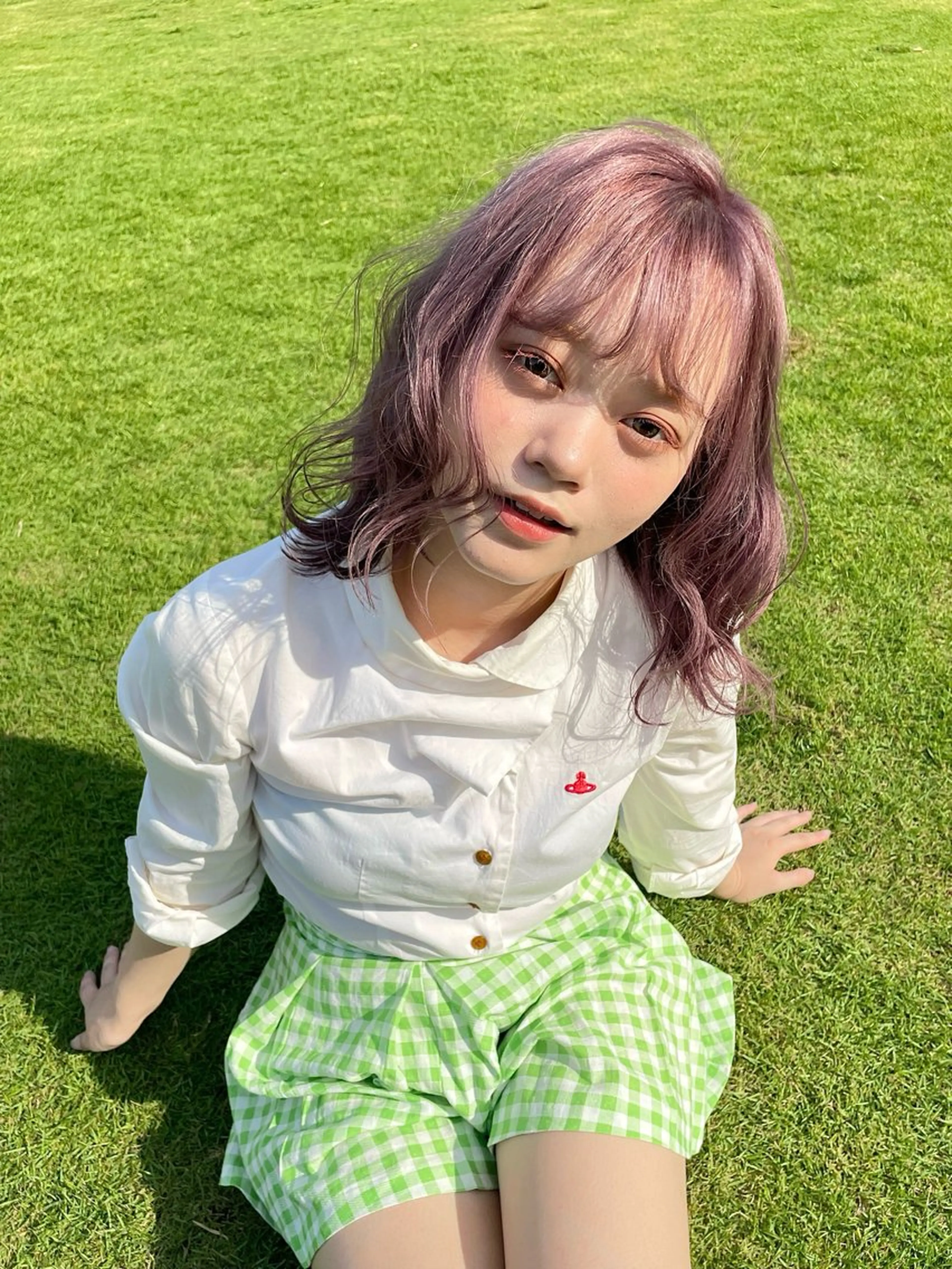 🤍ブリーチ　+  艶カラー🤍の写真