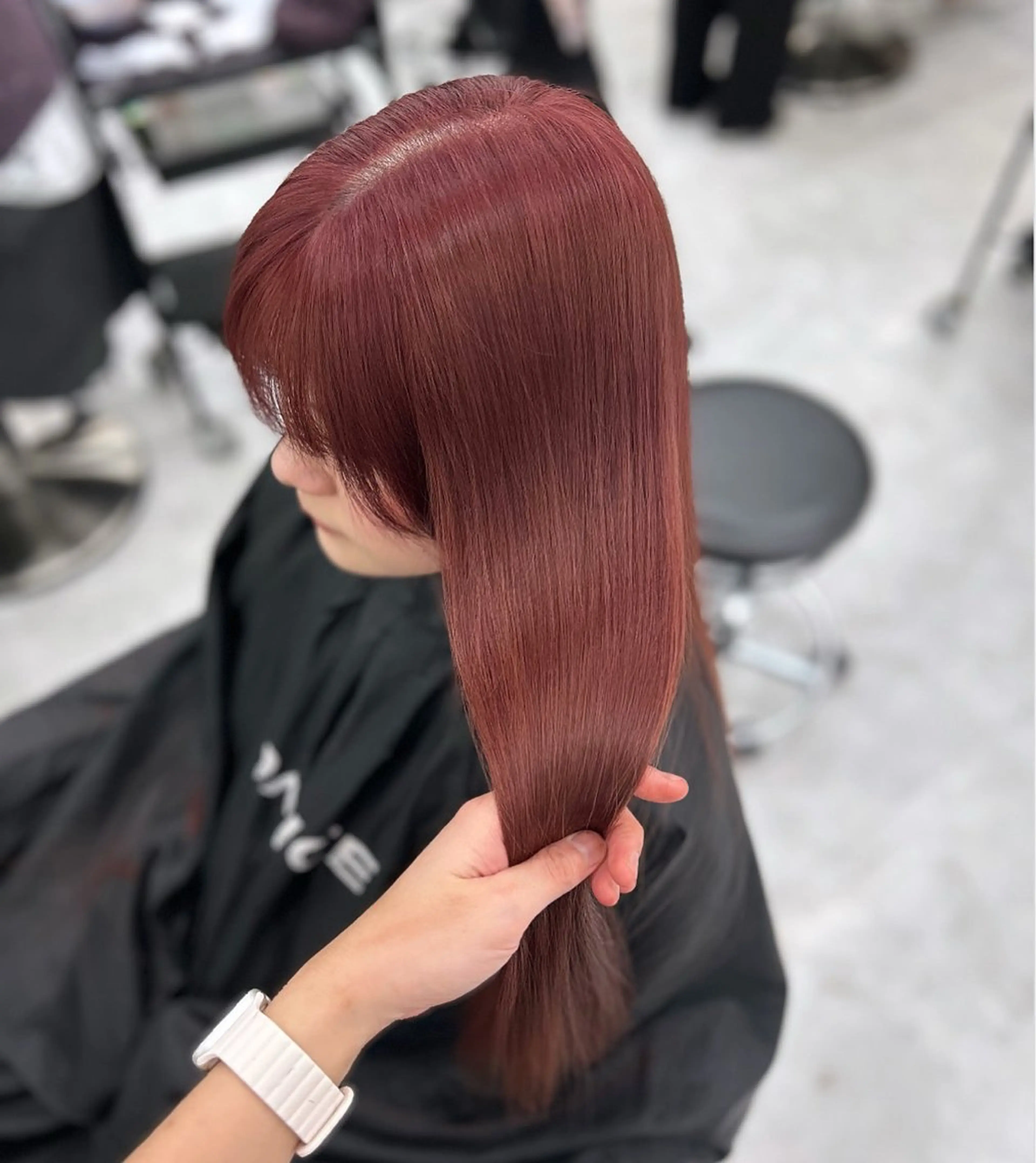 ロング ヘアカラー トリートメント 🥀艶髪/似合わせ 暖色/まな🥀のヘアスタイル