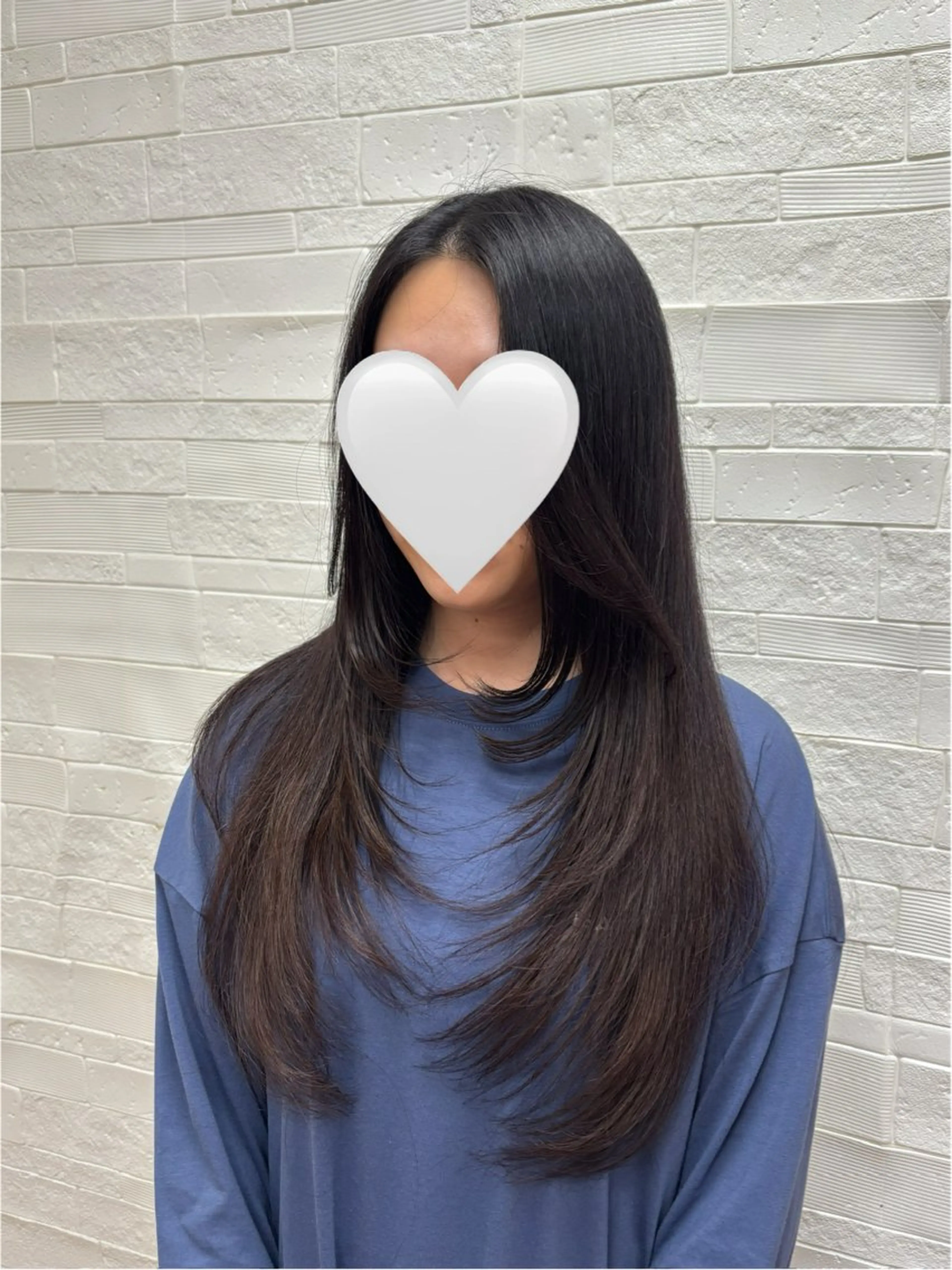 ロング レイヤーカット ロング カット トリートメント 坂田 美空のヘアスタイル