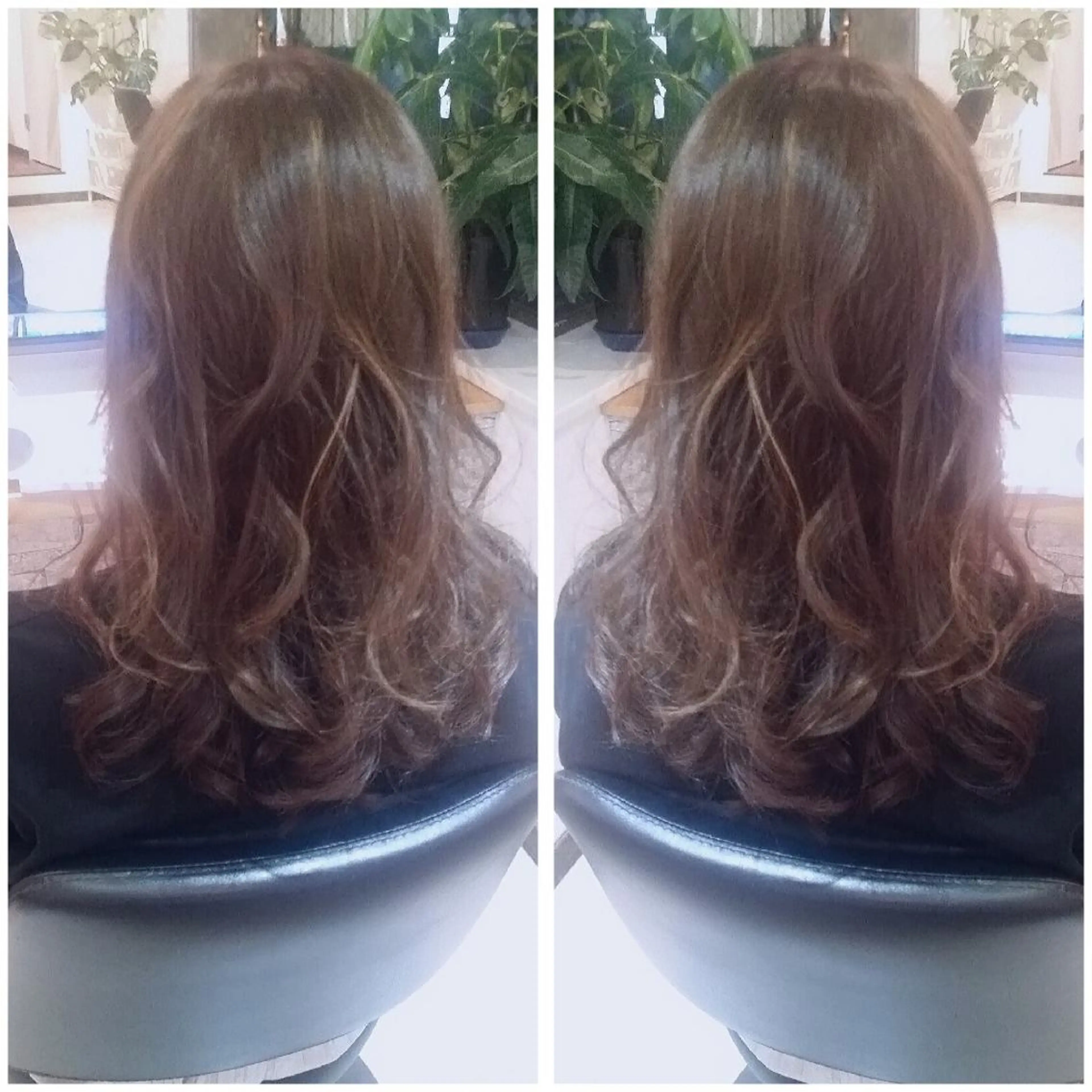 カラー ハイライトカラー ラベンダーカラー すずき えりのヘアスタイル