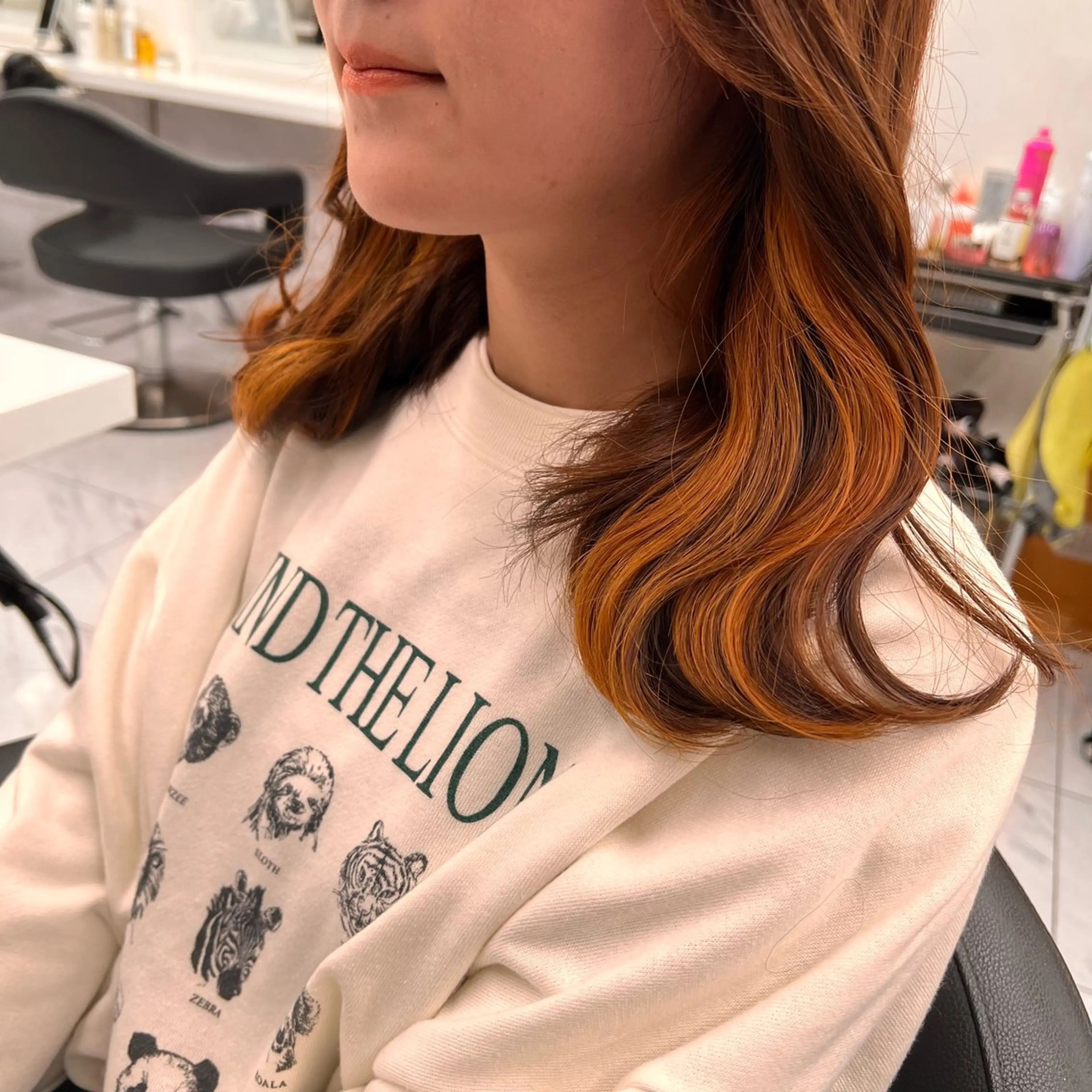 セミロング 💖札幌カラー 指名No.1💖玲奈のヘアスタイル