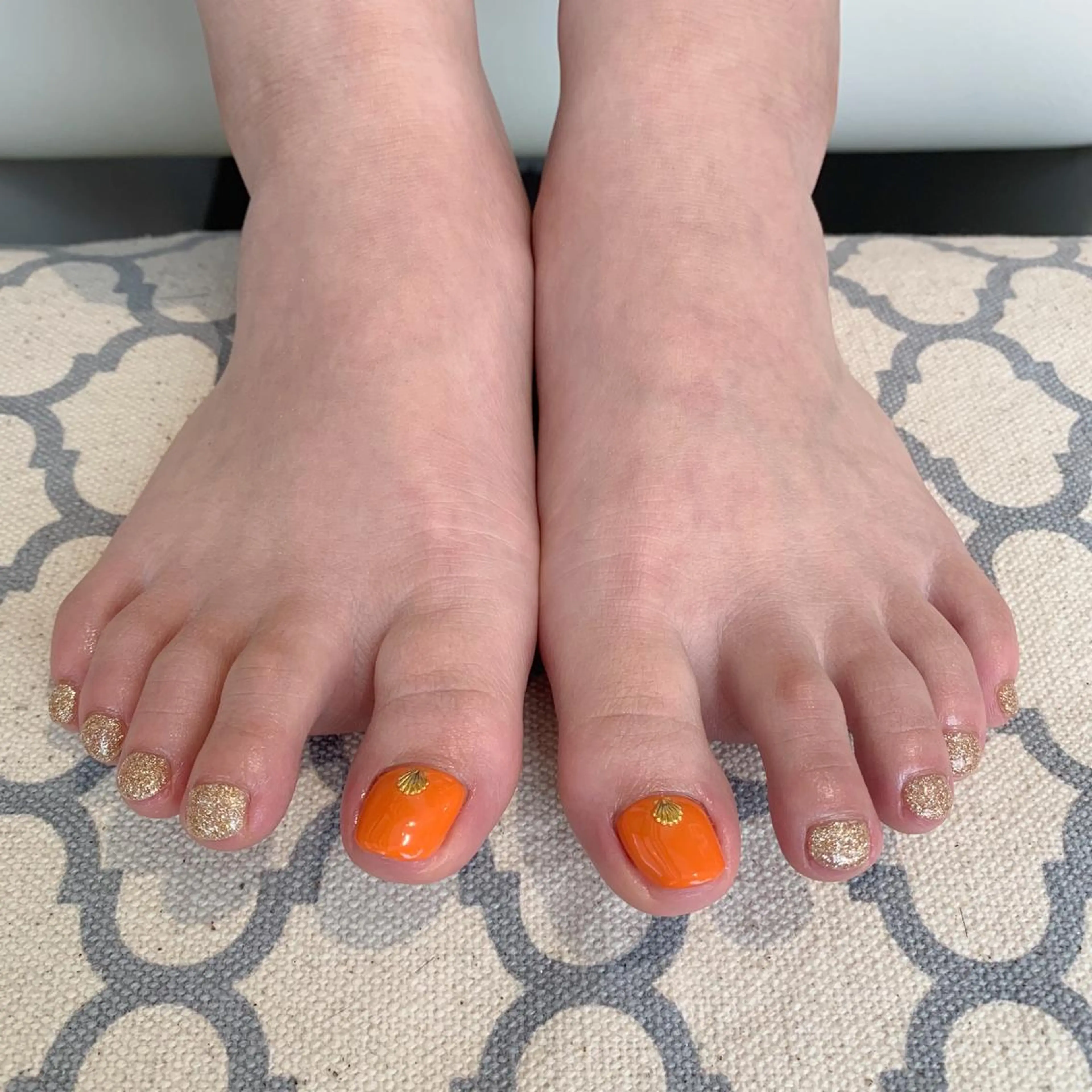 ネイル フットネイル ジェルネイル ワンカラーネイル パラジェル 鈴木 里奈のネイルデザイン