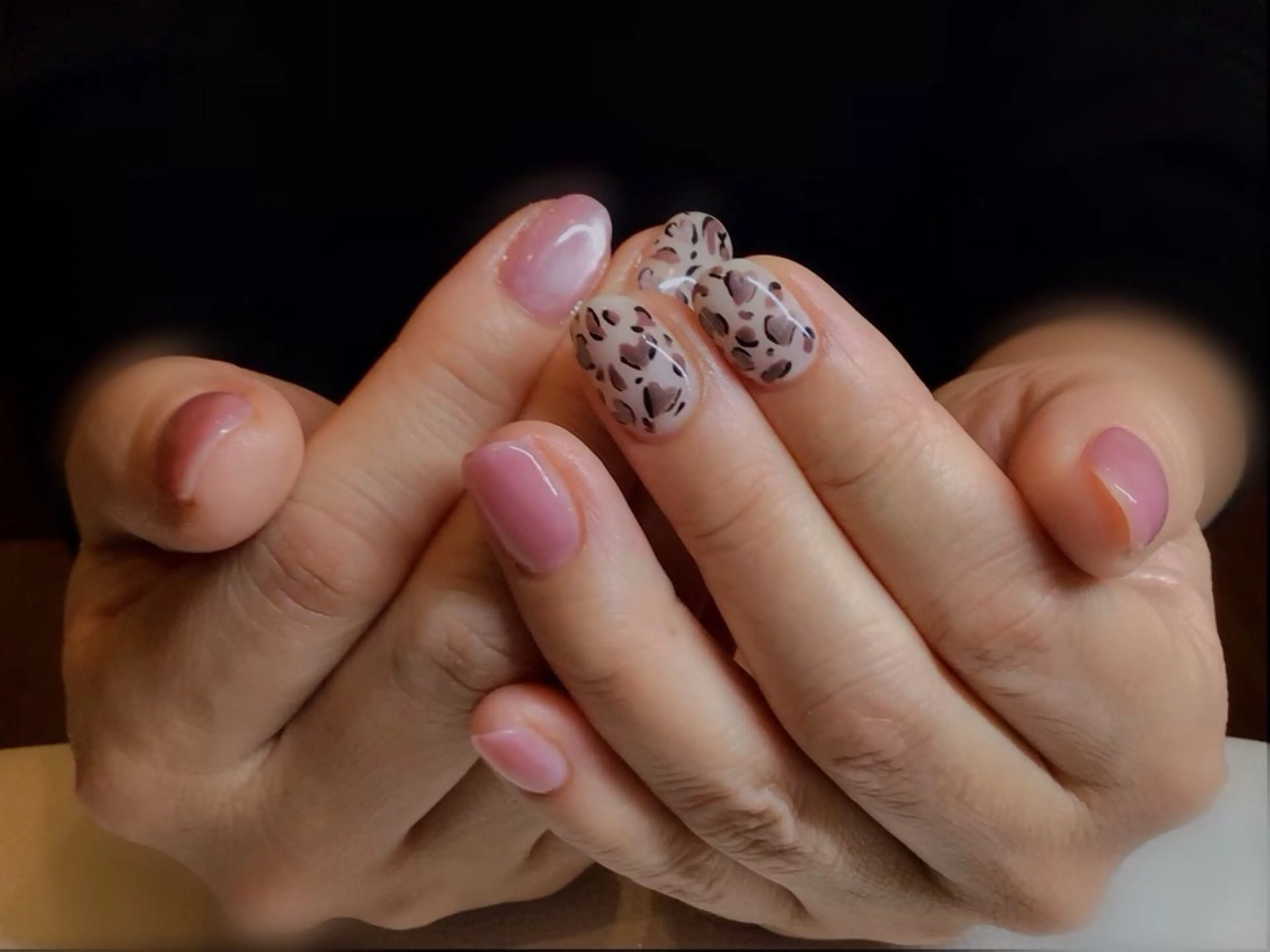 ネイル アニマル柄 マグネットネイル ハンドネイル NAIL__ KOKOのネイルデザイン