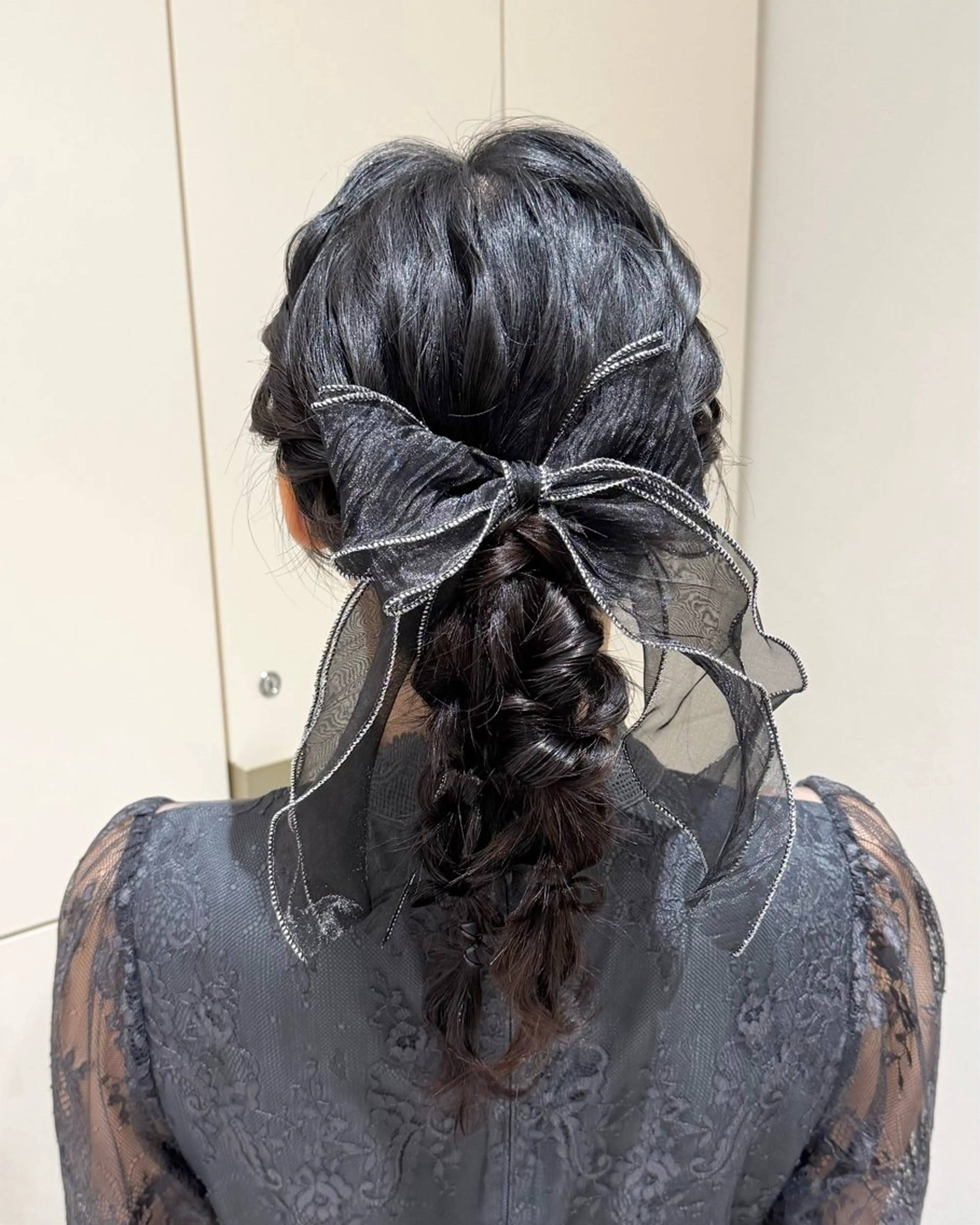 セミロング ヘアアレンジ カラー/ヘアセット Nanami💗のヘアスタイル