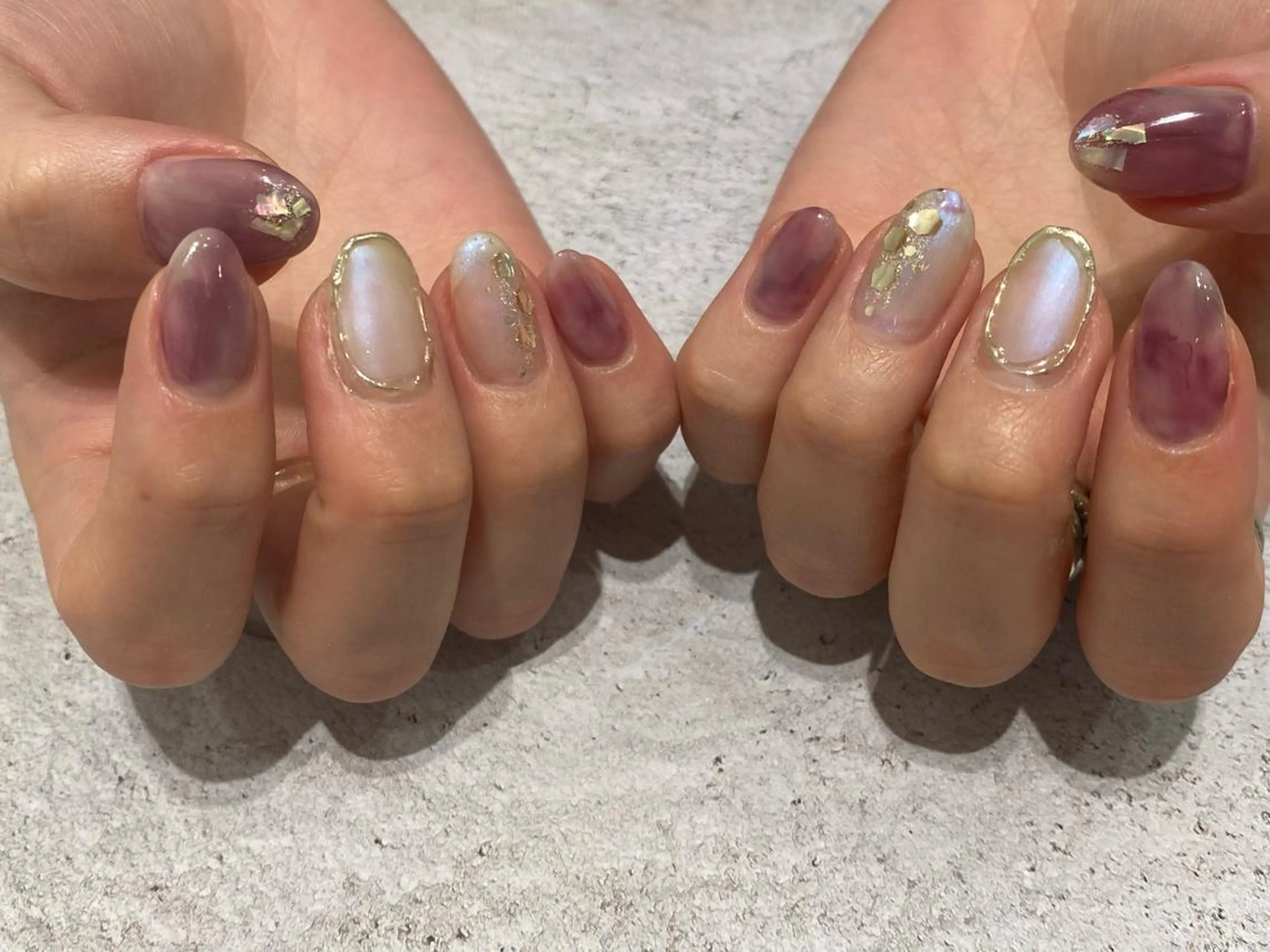 ネイル 入学式 卒業式 ニュアンスネイル 春ネイル Ann nailのネイルデザイン