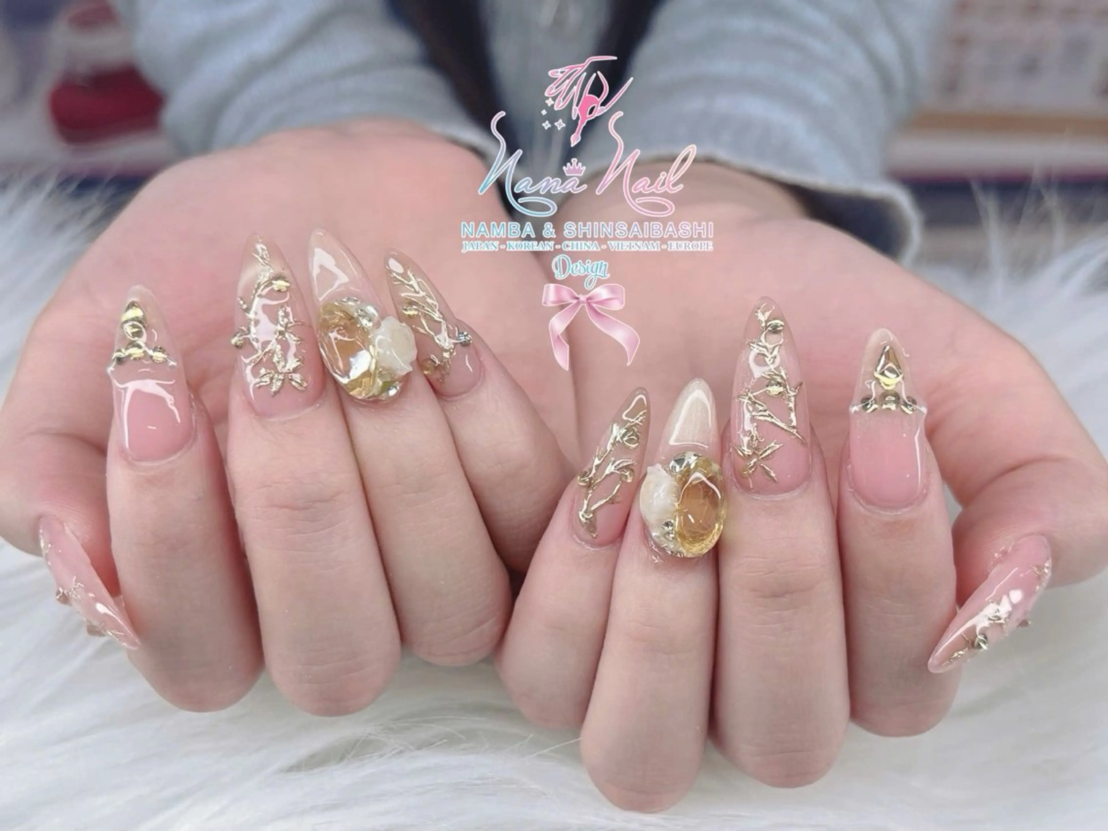 ネイル フットネイル ジェルネイル 持ち込み ネイルチップ ハンドネイル リナネイル 長堀橋店／東心斎橋店のネイルデザイン