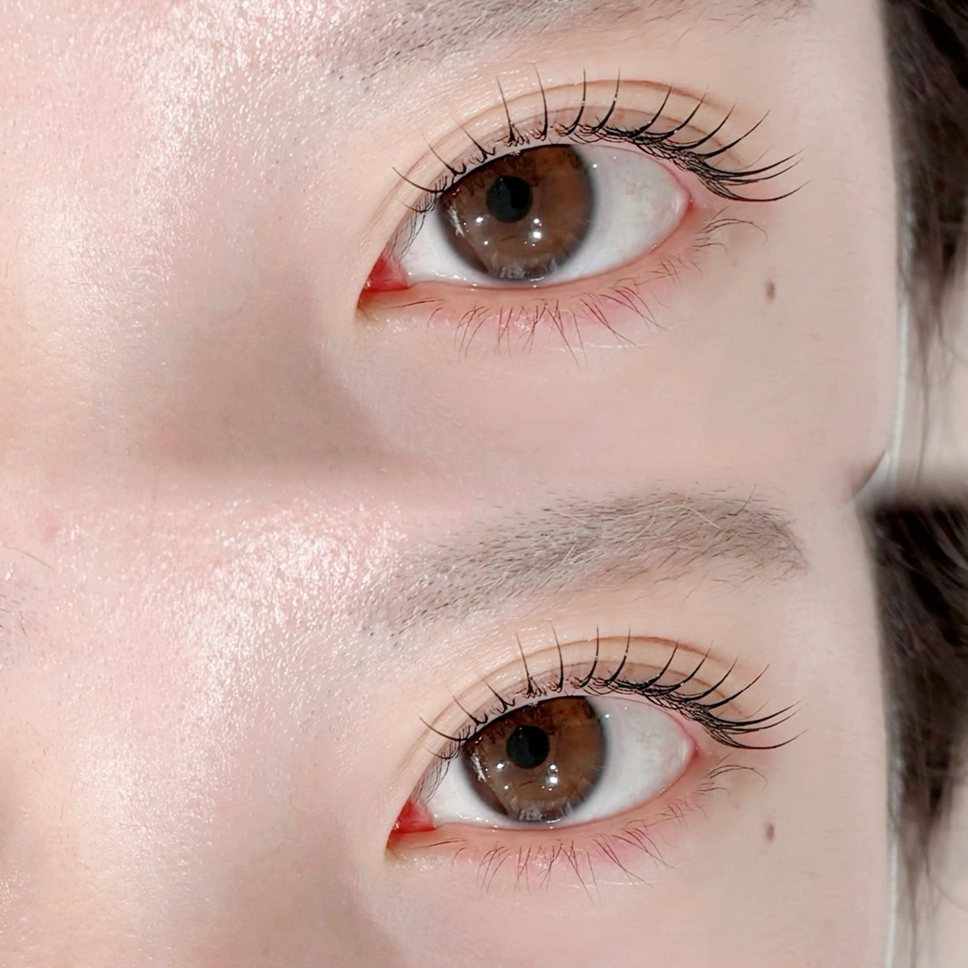 ラッシュリフト(まつげパーマ)上の写真