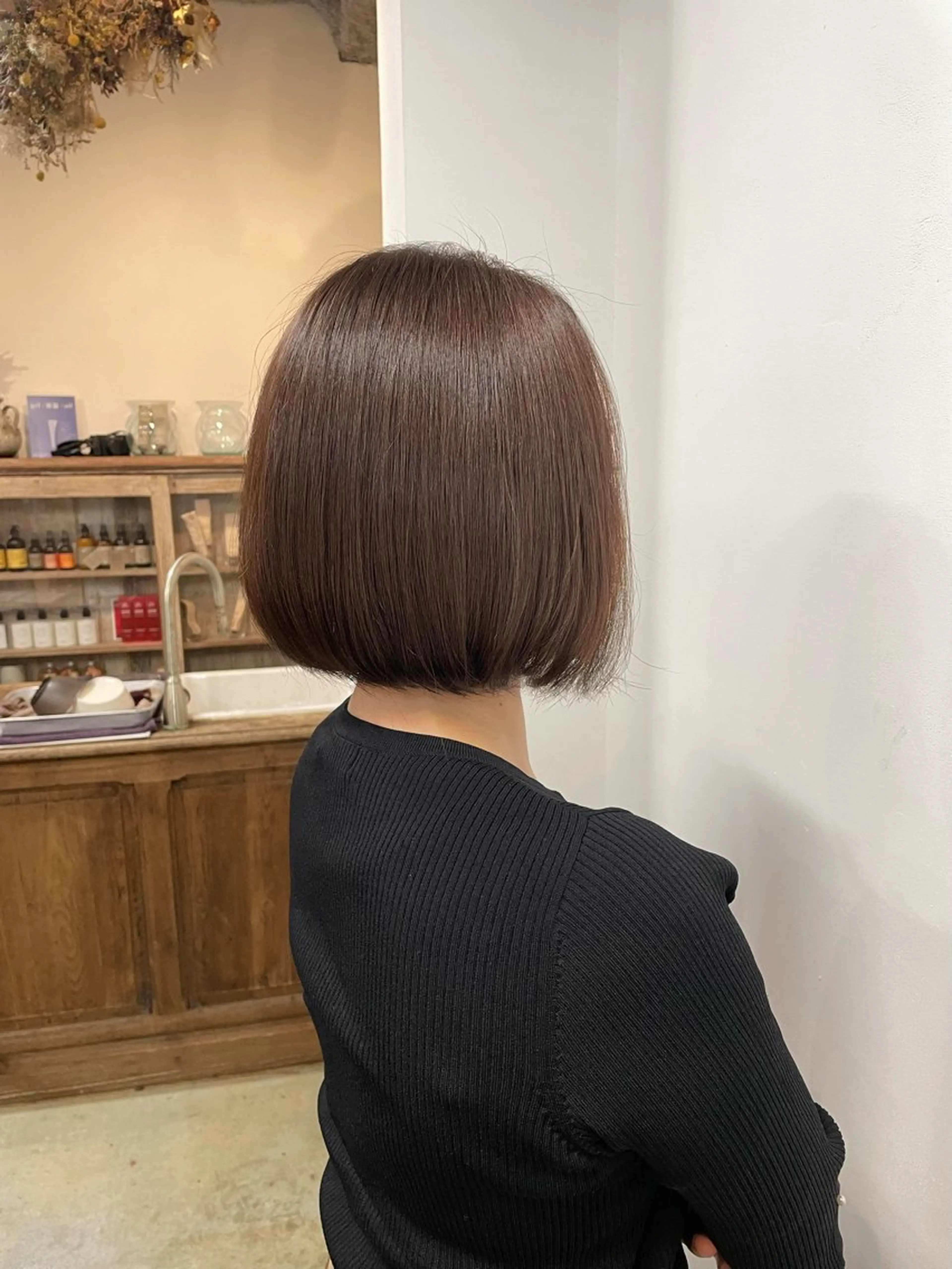 ミディアム カラー ベージュカラー ラベンダーカラー ラベンダーベージュ 髪も心も健康に🤎 原亜希子のヘアスタイル