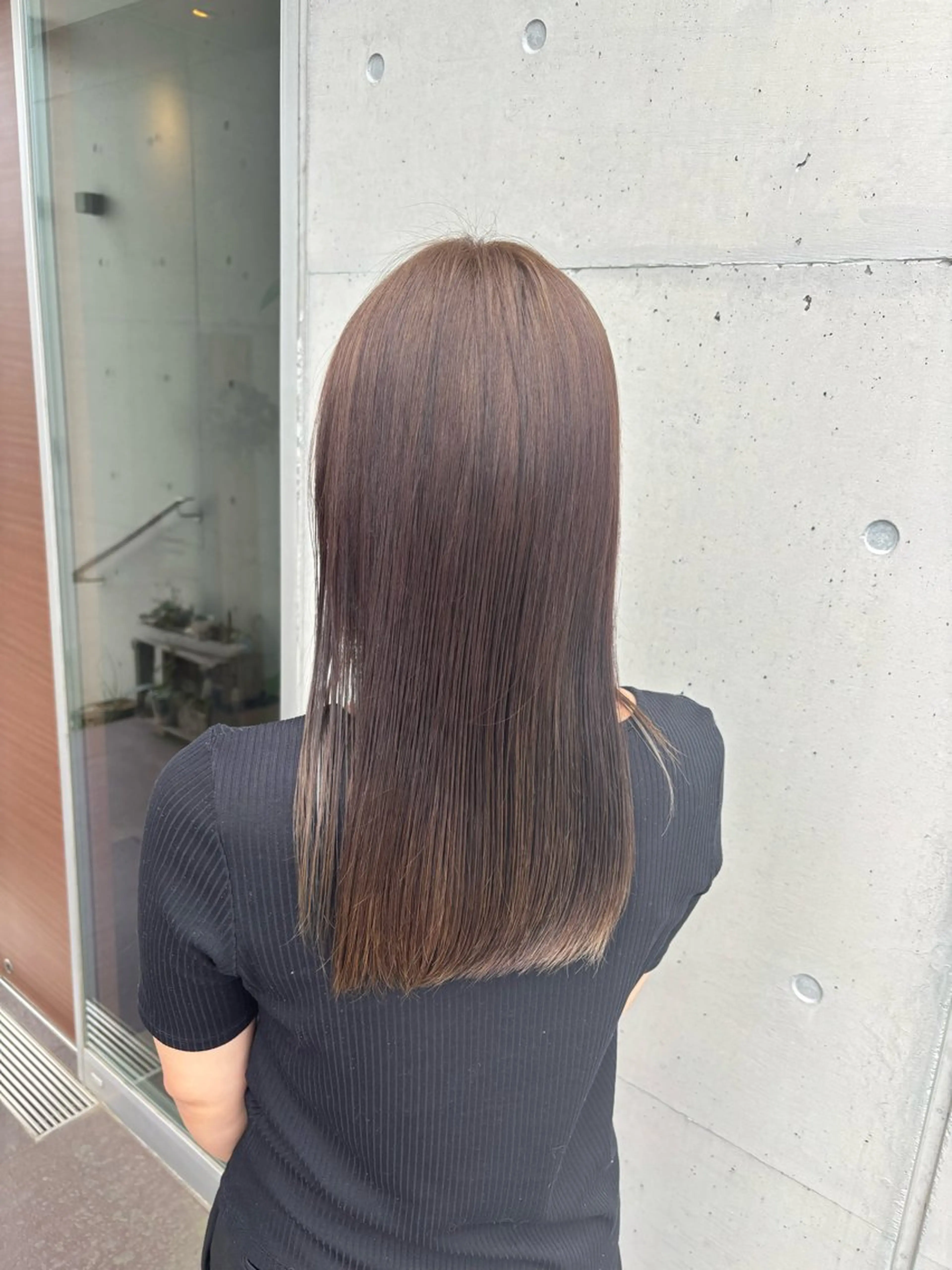 【顔まわりレイヤー】カット＋ 【ブリーチ無し透明感】ダブルカラー🌿の写真