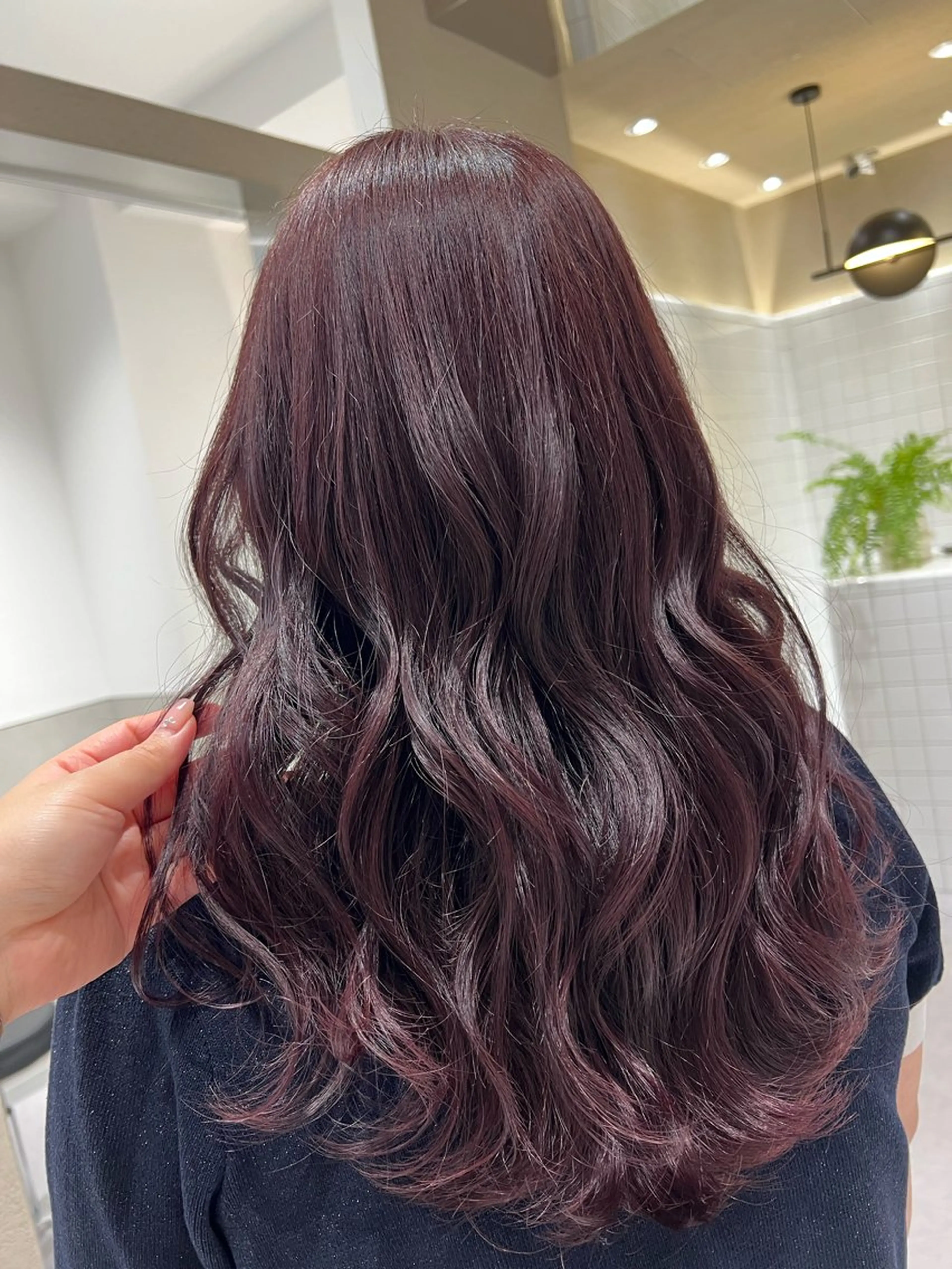 セミロング カラー ヘアアレンジ ピンクカラー パープルカラー 髪質改善 トリートメント ヘアカラー トリートメント 新宿color🐝 AYAKA🌈💖のヘアスタイル