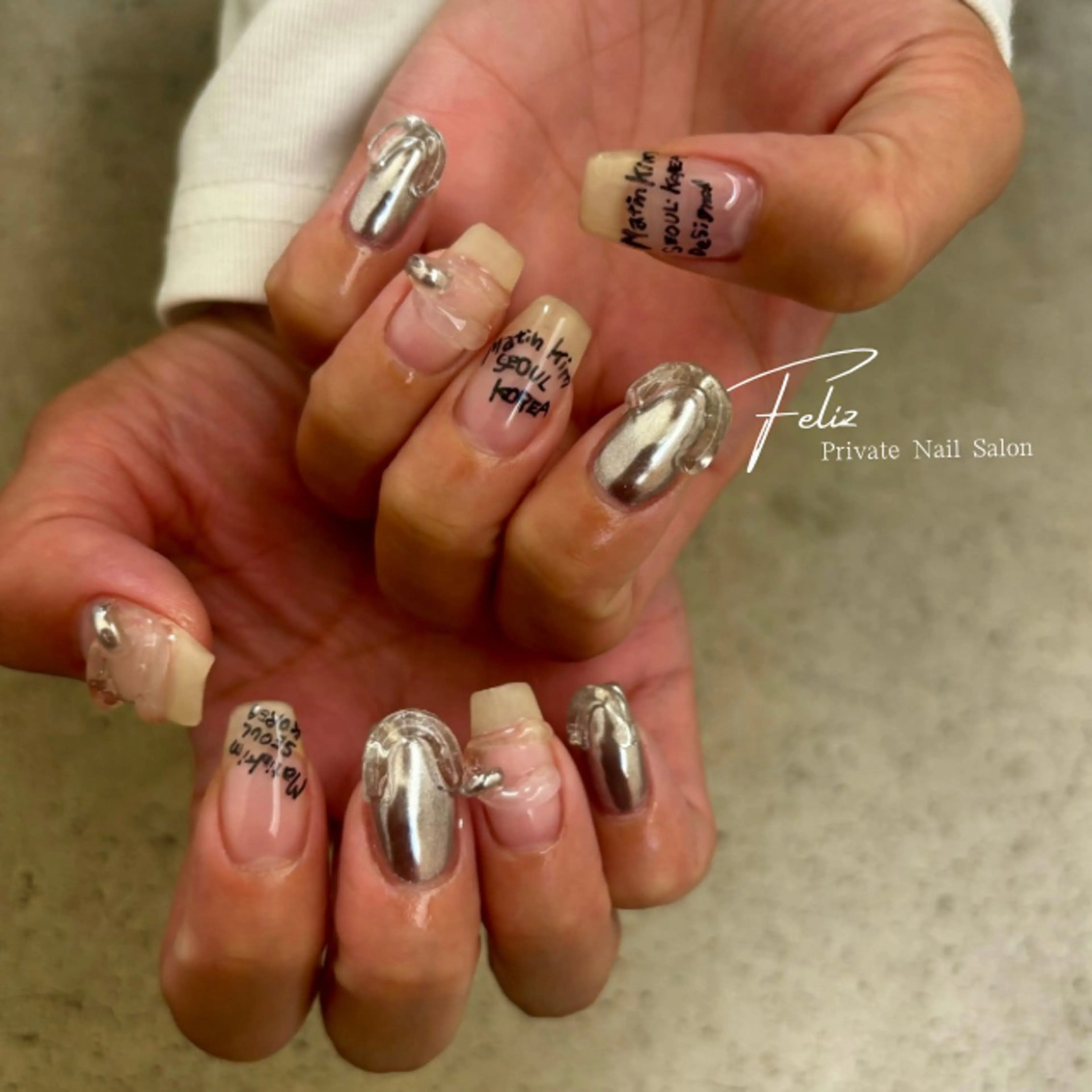 ネイル ハンドネイル ハンドケア Feliz 楽しいネイルサロンのネイルデザイン