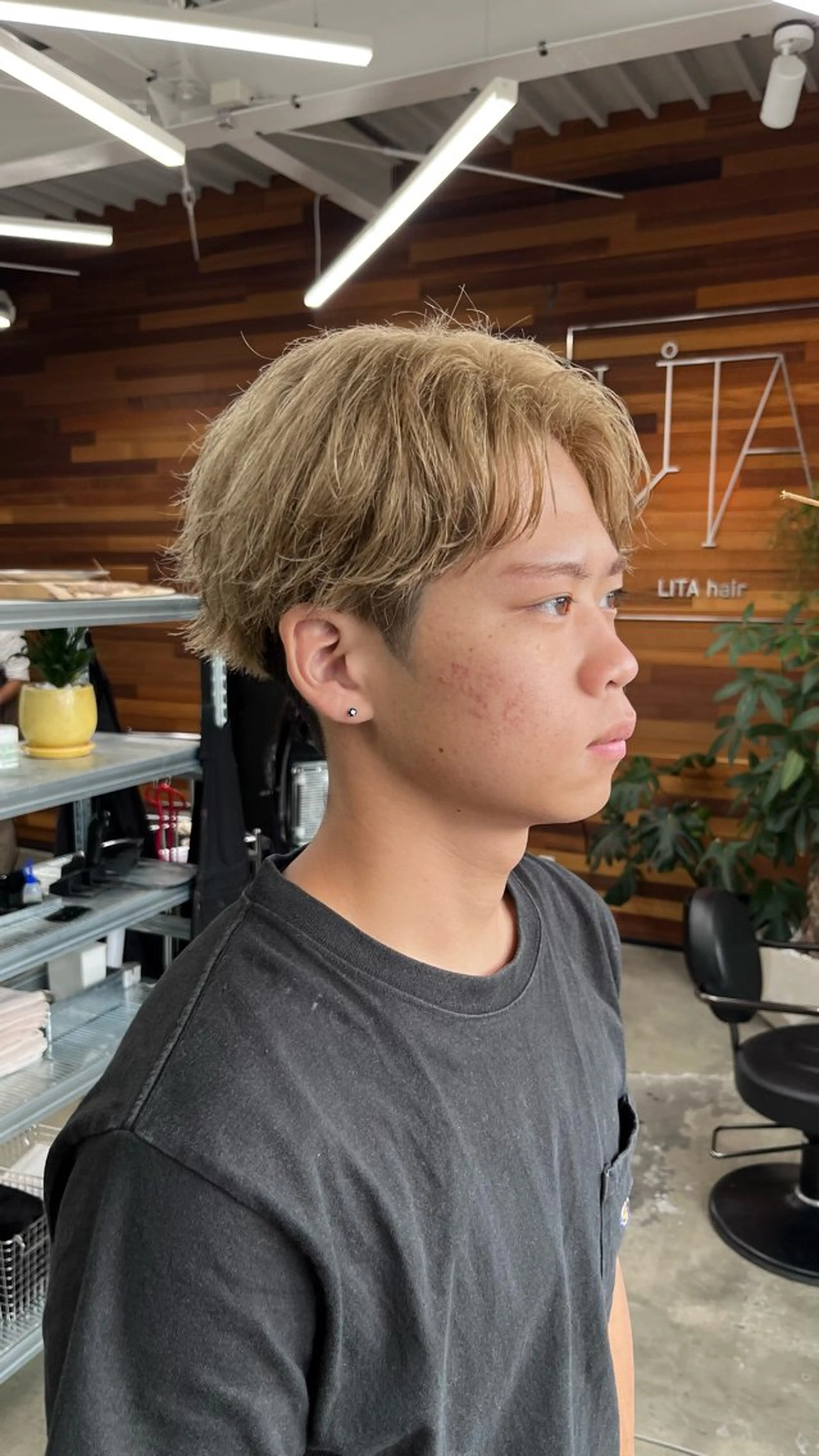 メンズ パーマスタイル特化◎ 永戸圭汰のヘアスタイル