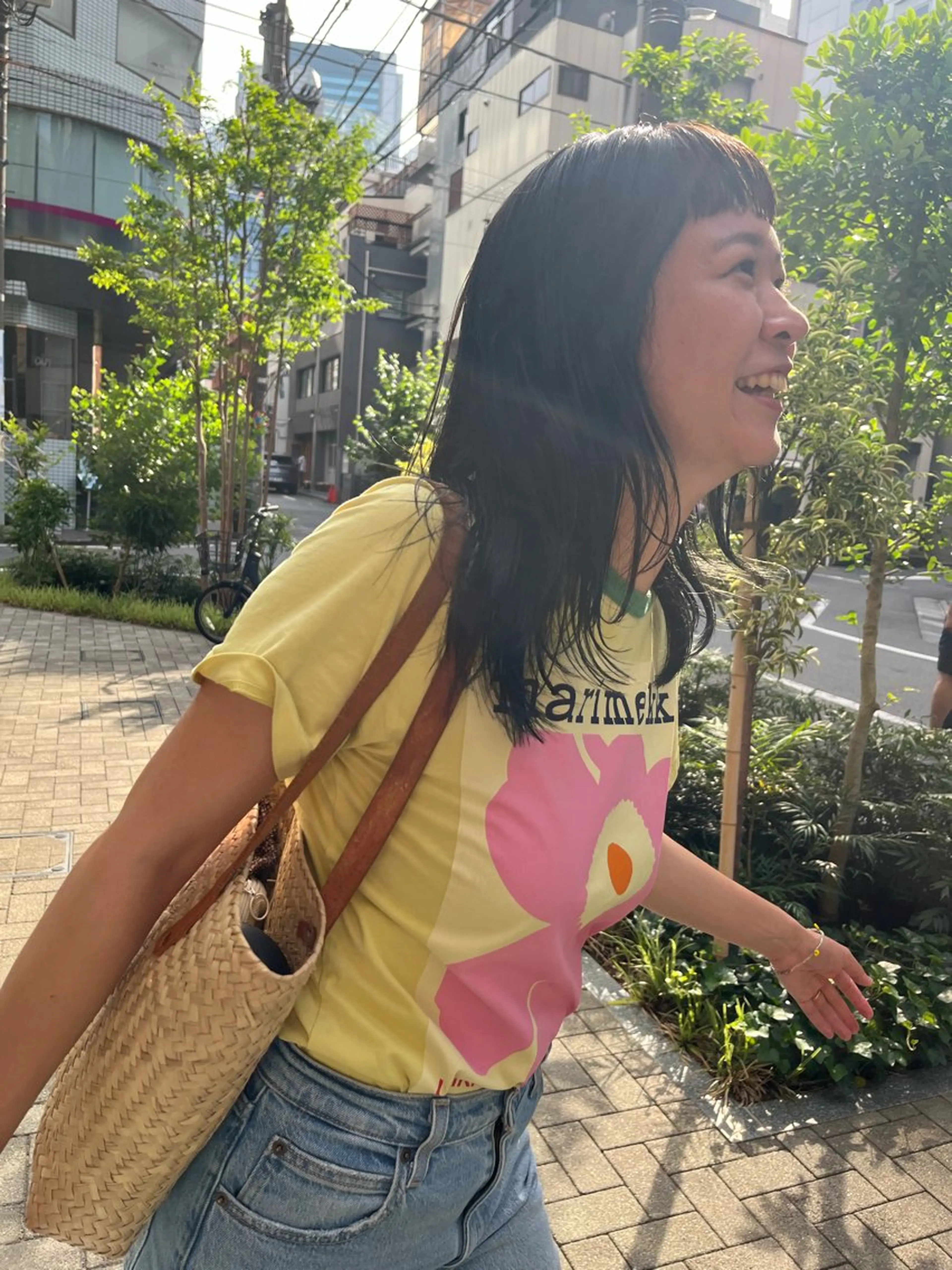 ミディアム カラー カット ヘアカラー eri kinjoのヘアスタイル