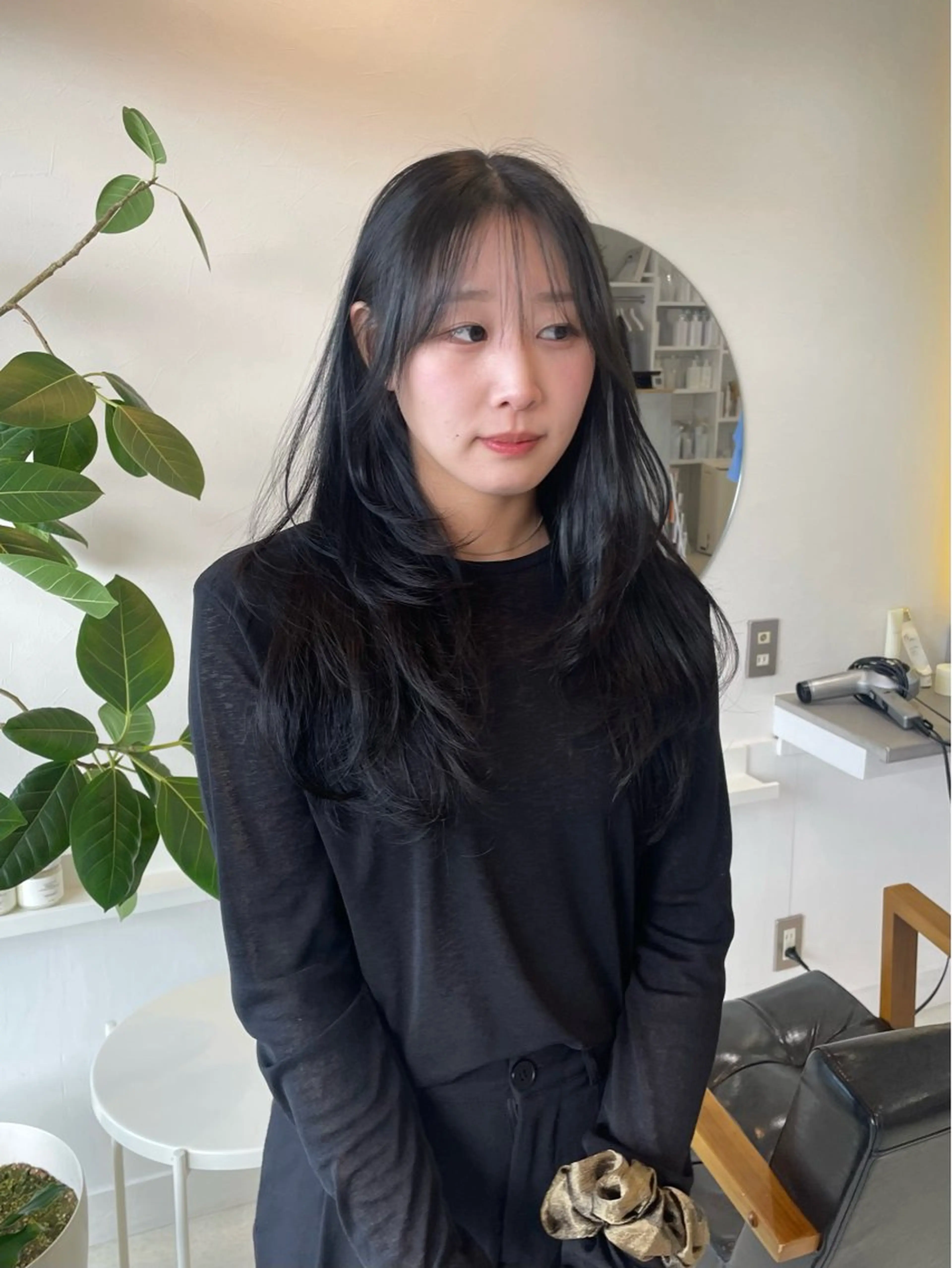 ロング レイヤーカット 前川 瑞希のヘアスタイル