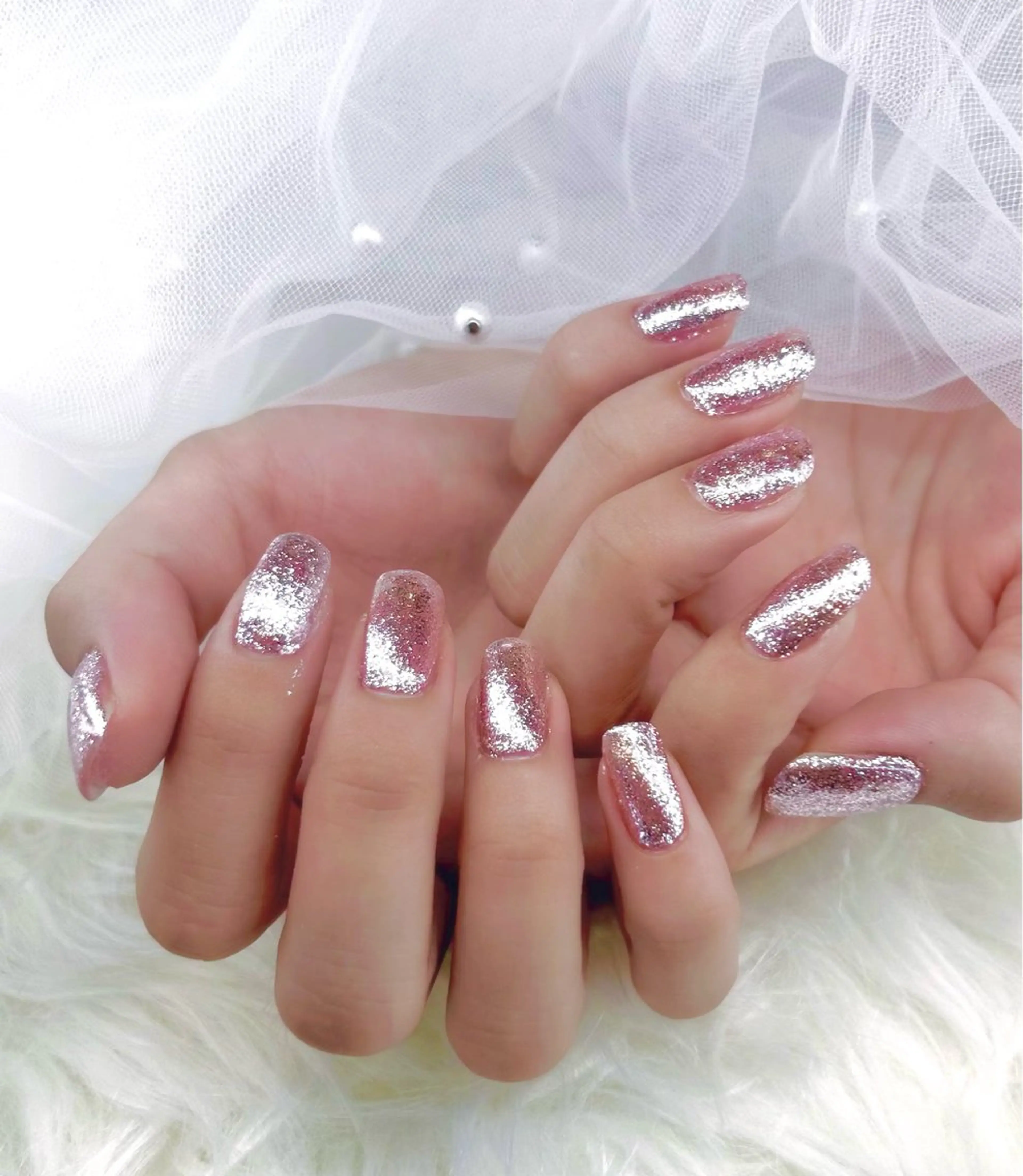 ネイル 🌸さくら /ワンホン束感🎀のマツエク・マツパデザイン