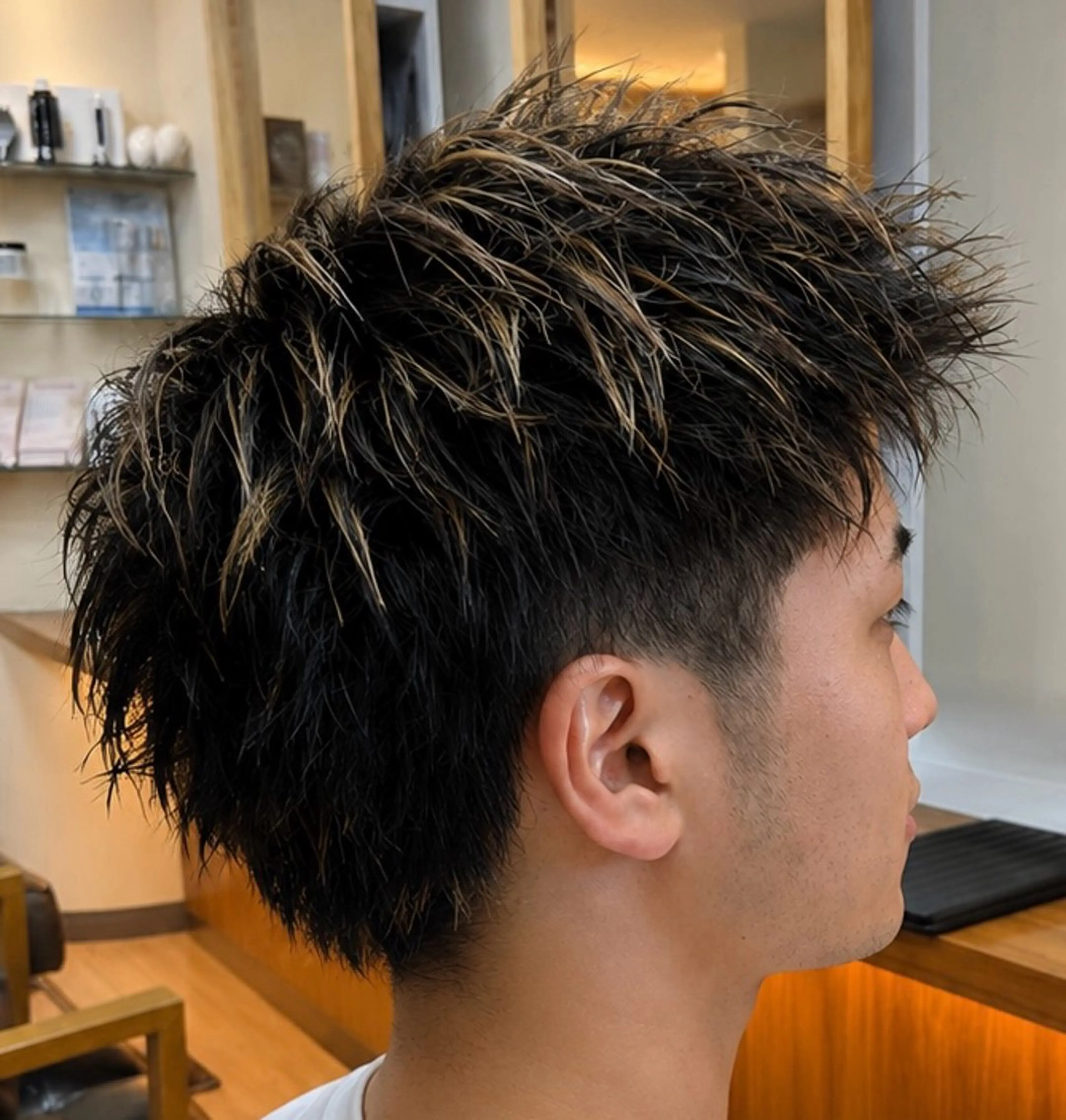 ショート メンズ カット ⚡️カットモデル募集 本田誠也⚡️のヘアスタイル