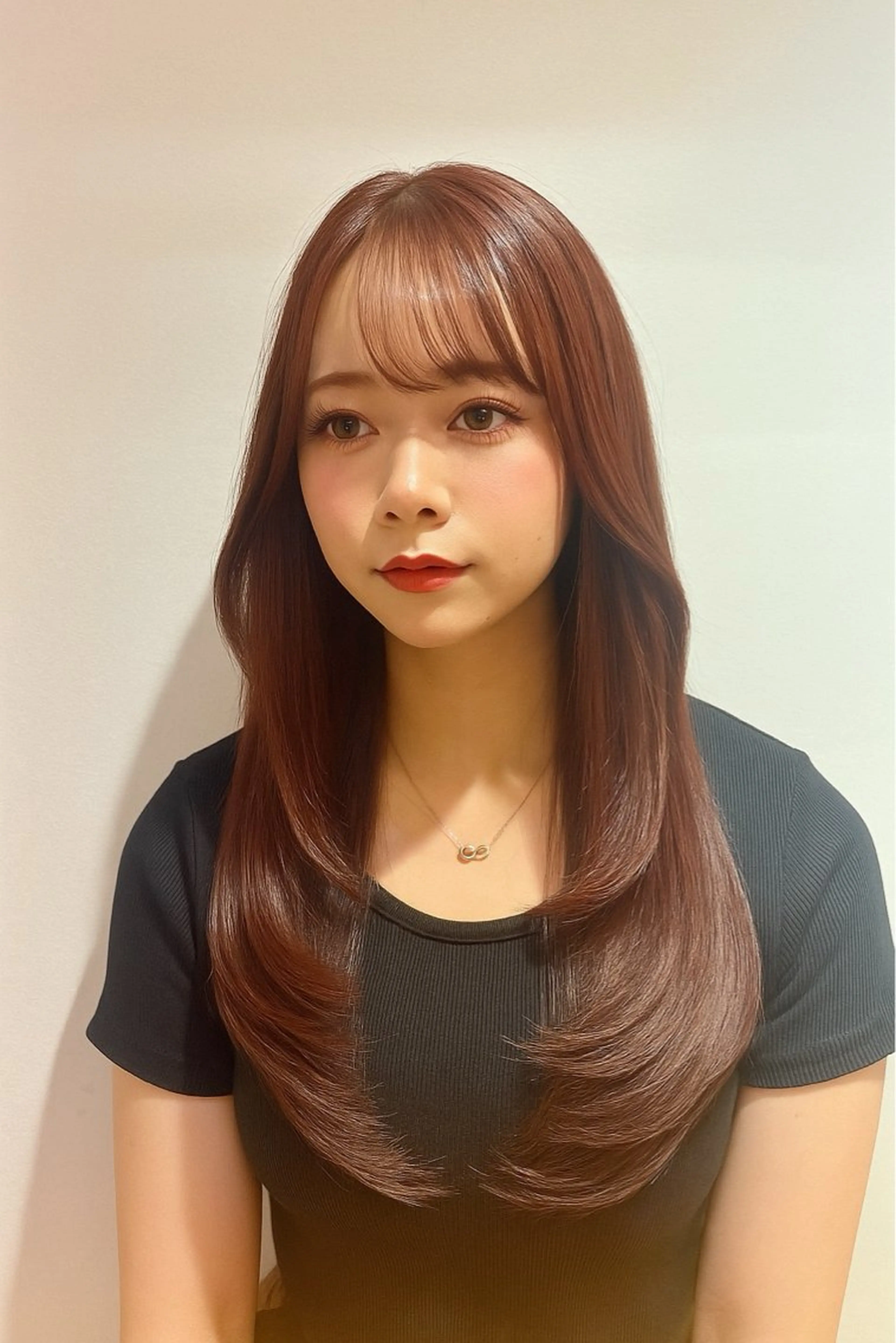 セミロング トリートメント ayumi🦖/ 似合わせカラー🤎のヘアスタイル