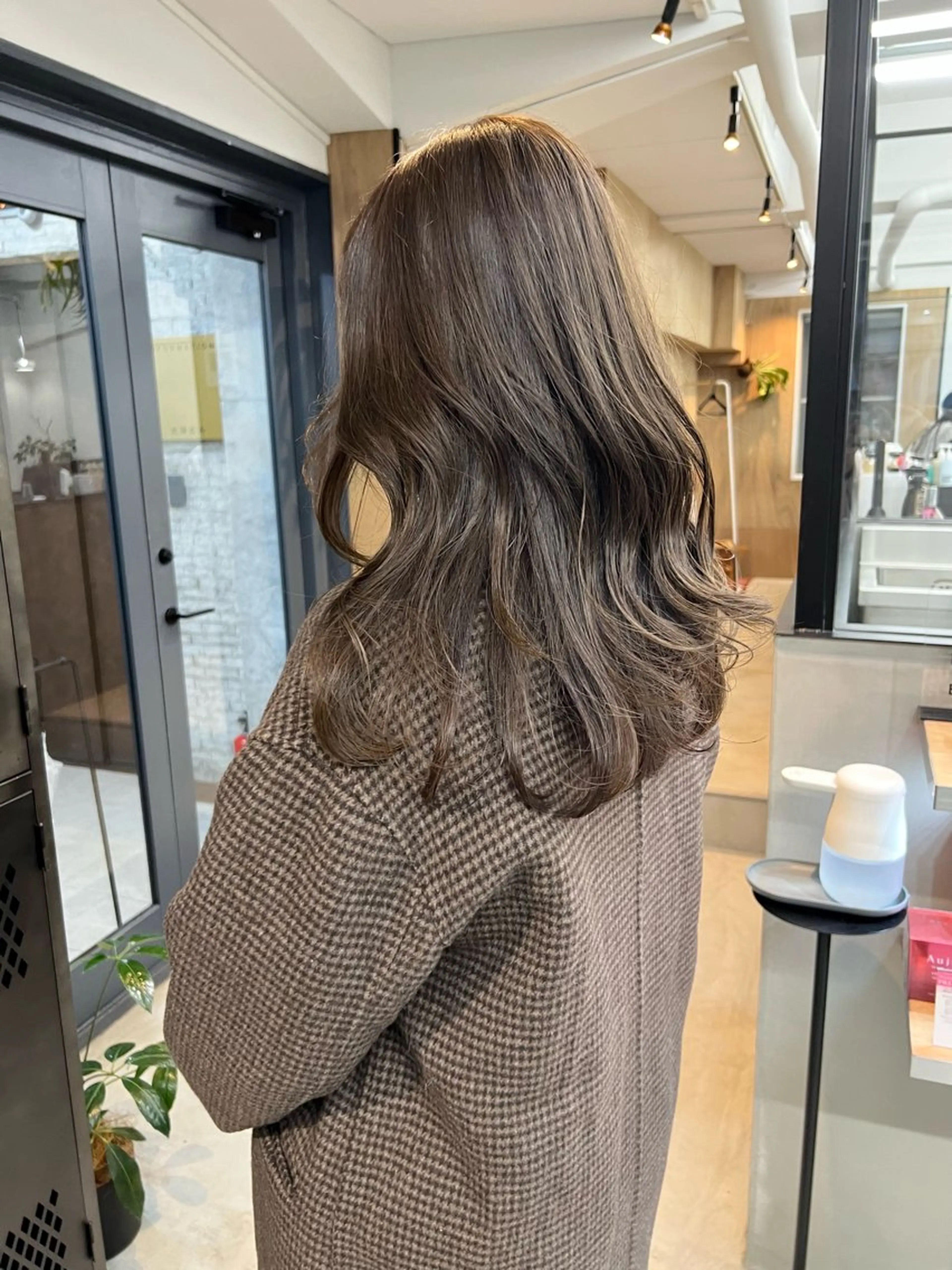 セミロング カラー ヘアカラー トリートメント 樫原裕二/レイヤー カット/透明感カラーのヘアスタイル