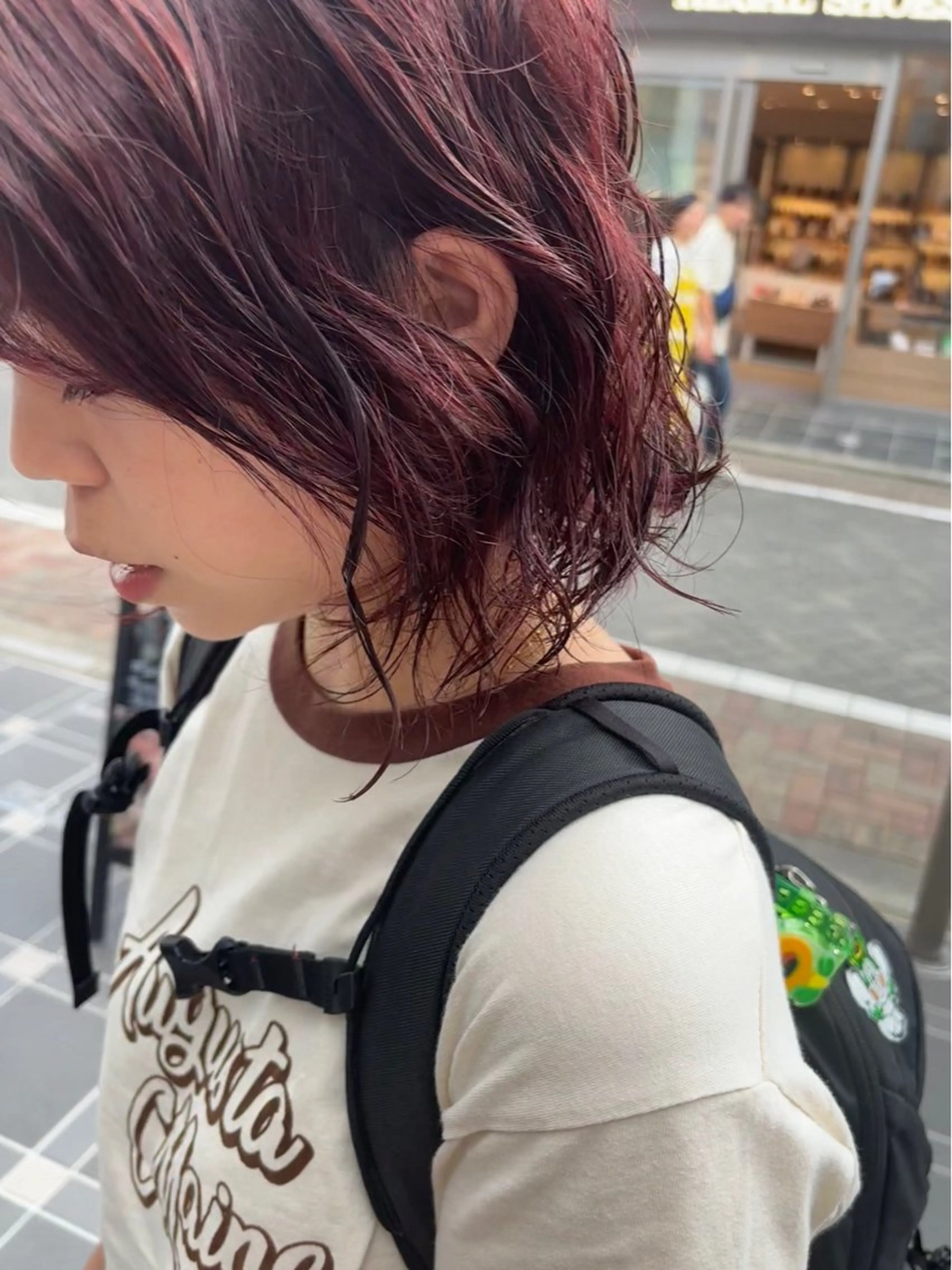 ショート カラー パーマ 池田理紗/ bob/メンズカットのヘアスタイル